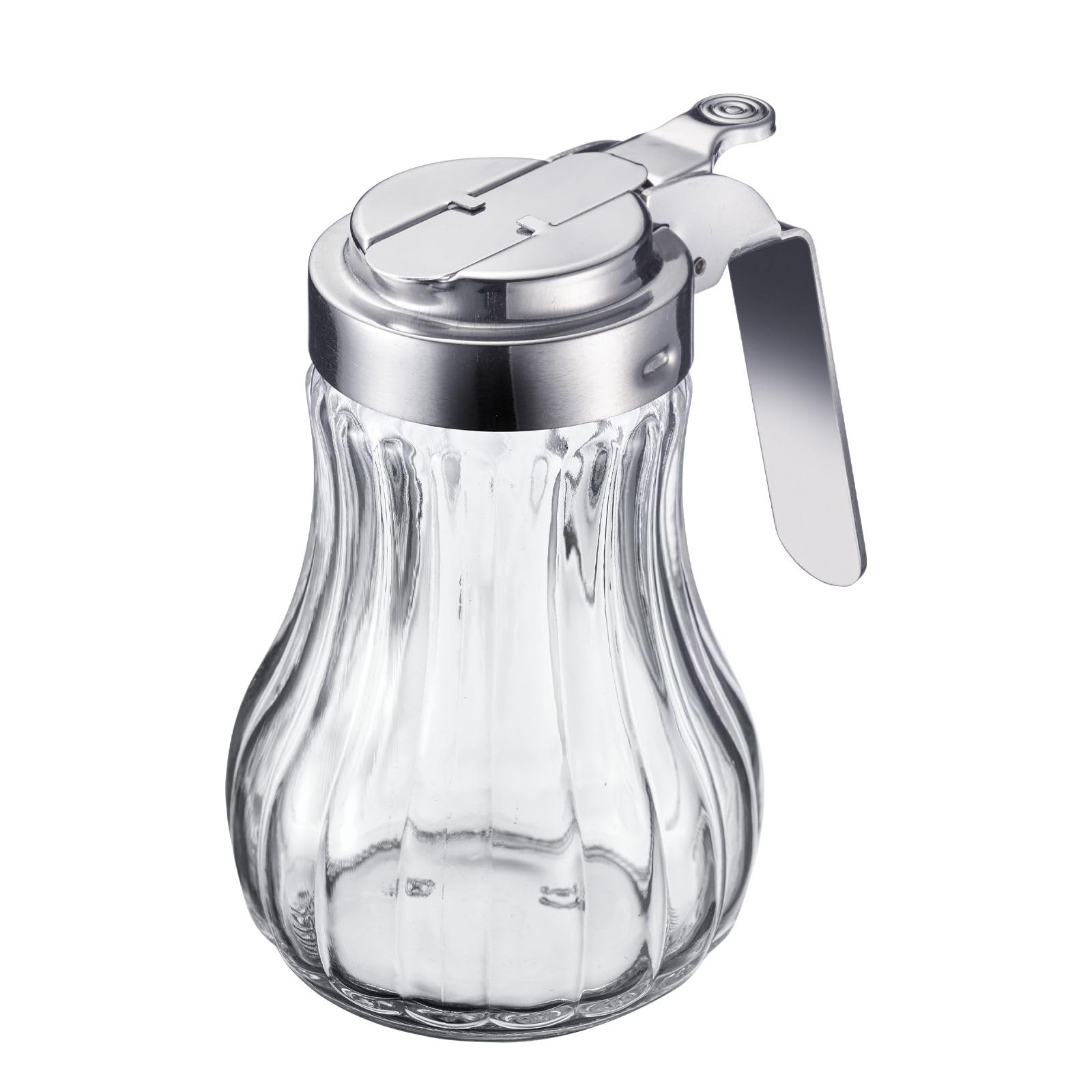 westmark-berlin-65302260-distributeur-de-cr-me-miel-250-ml-verre-acier-inoxydabl image 1