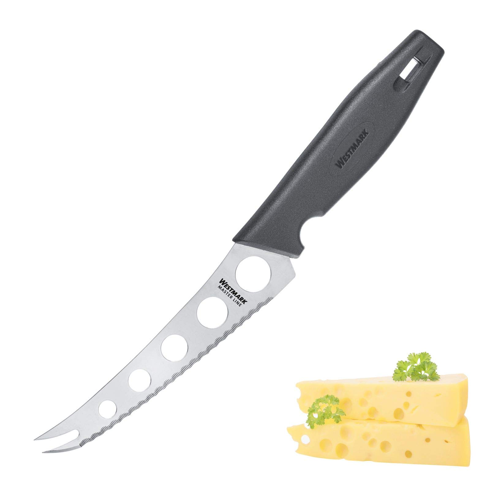 westmark-couteau-fromage-master-line-13562270-lame-13-5-cm-acier-inoxydable-perf image 2