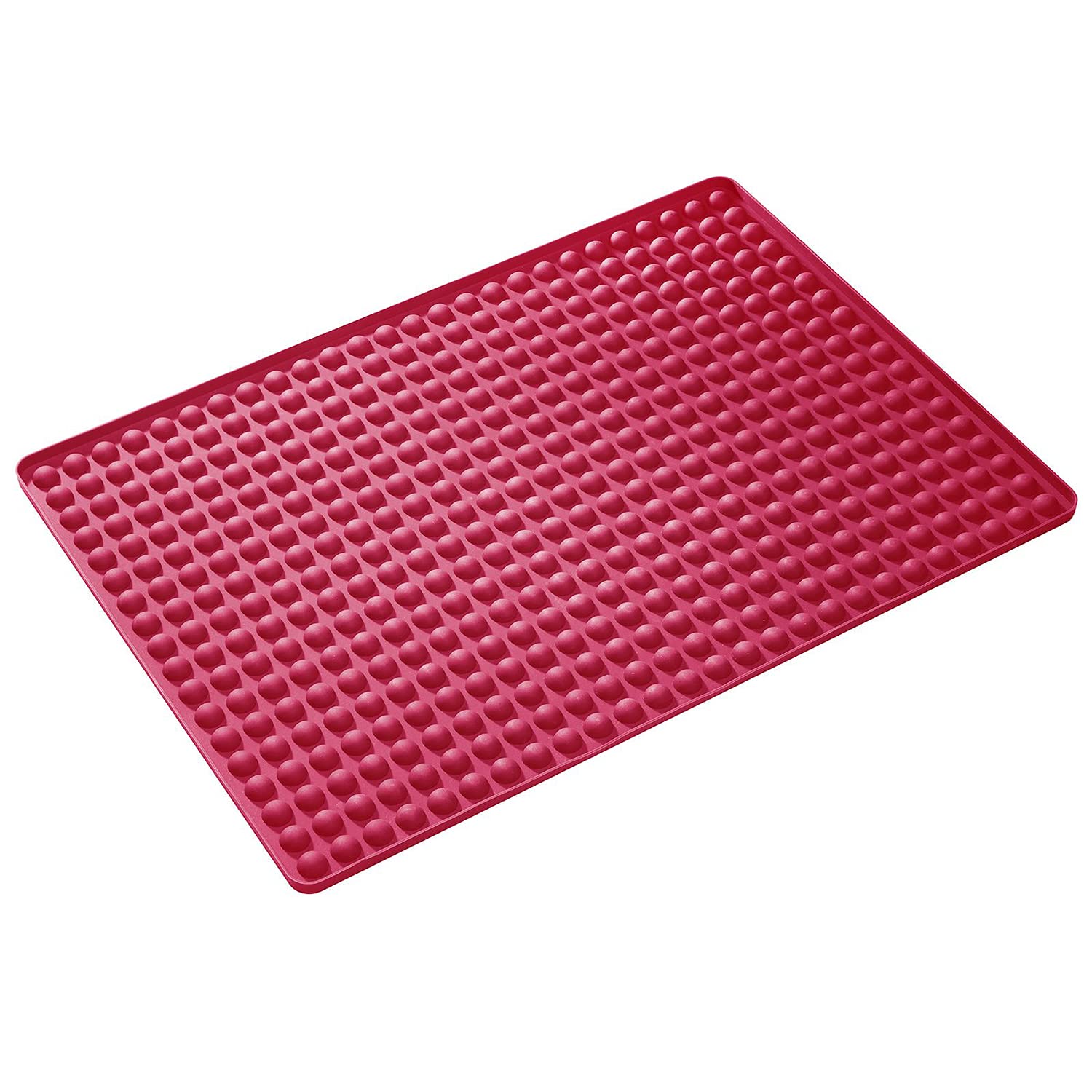 westmark-crispy-30112260-tapis-de-cuisson-en-silicone-28-x-40-cm-rouge-r-sistant image 2
