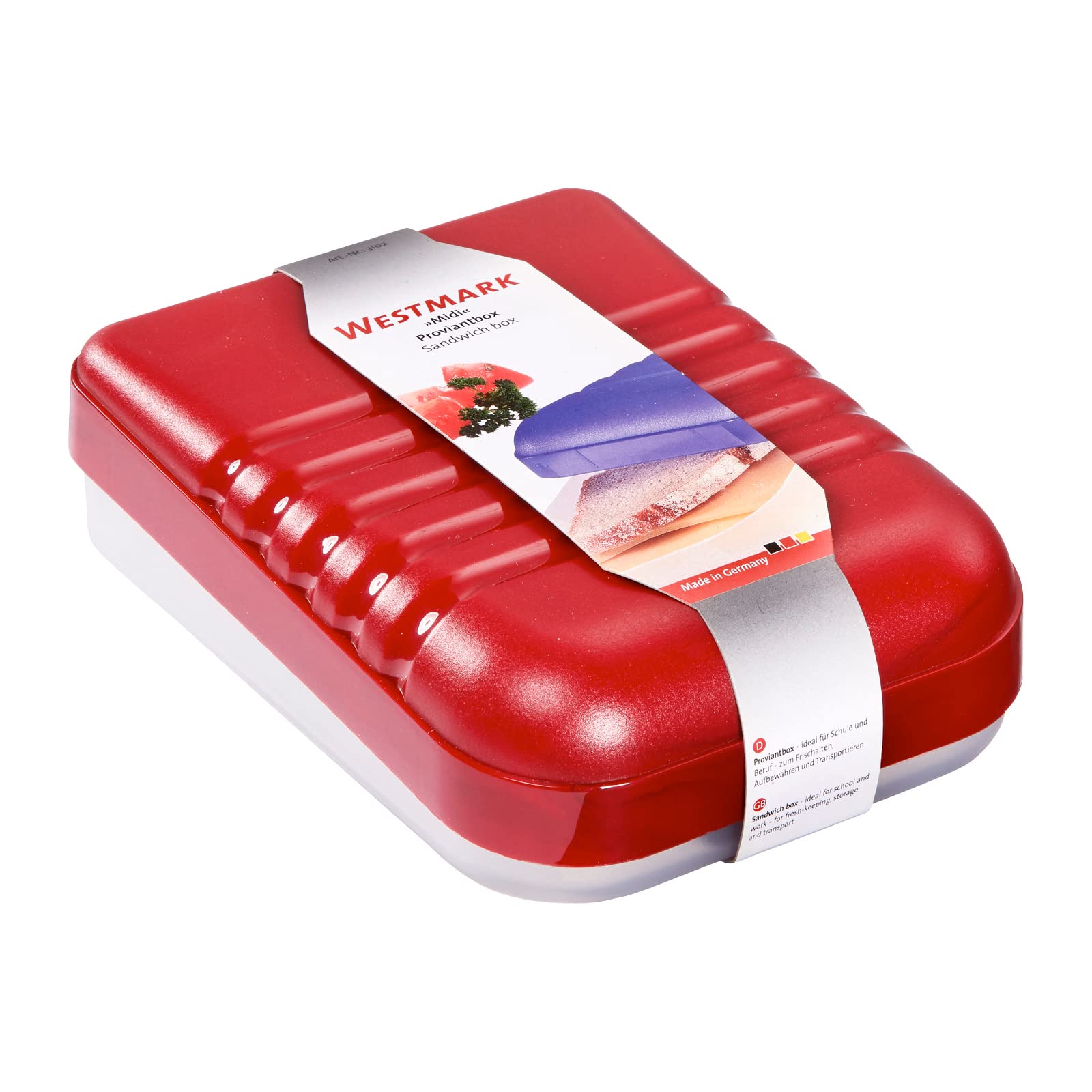 westmark-31022270-bo-te-sandwich-midi-polypropyl-ne-deux-parties-rouge-blanc-17- image 7