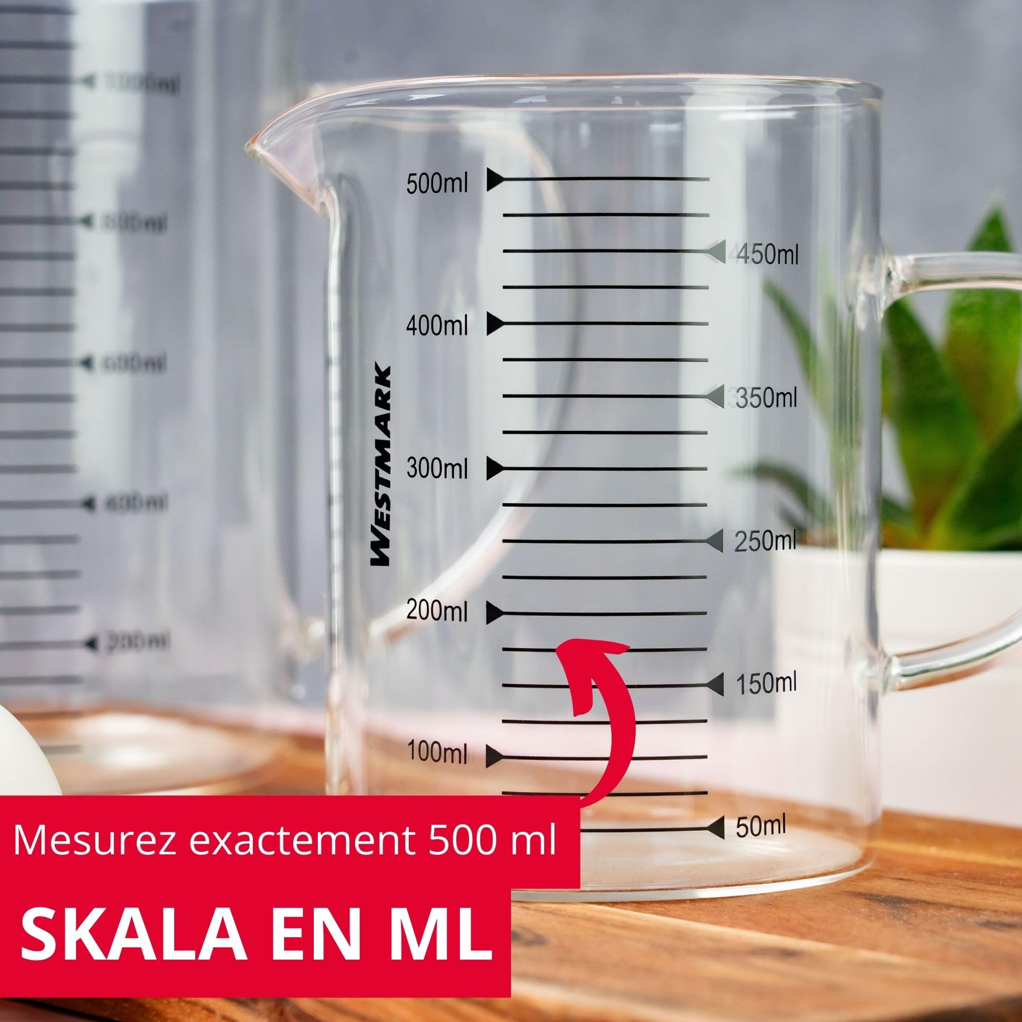 westmark-gobelet-doseur-en-verre-0-5-l-avec-chelle-en-ml-passe-au-micro-ondes-et image 2