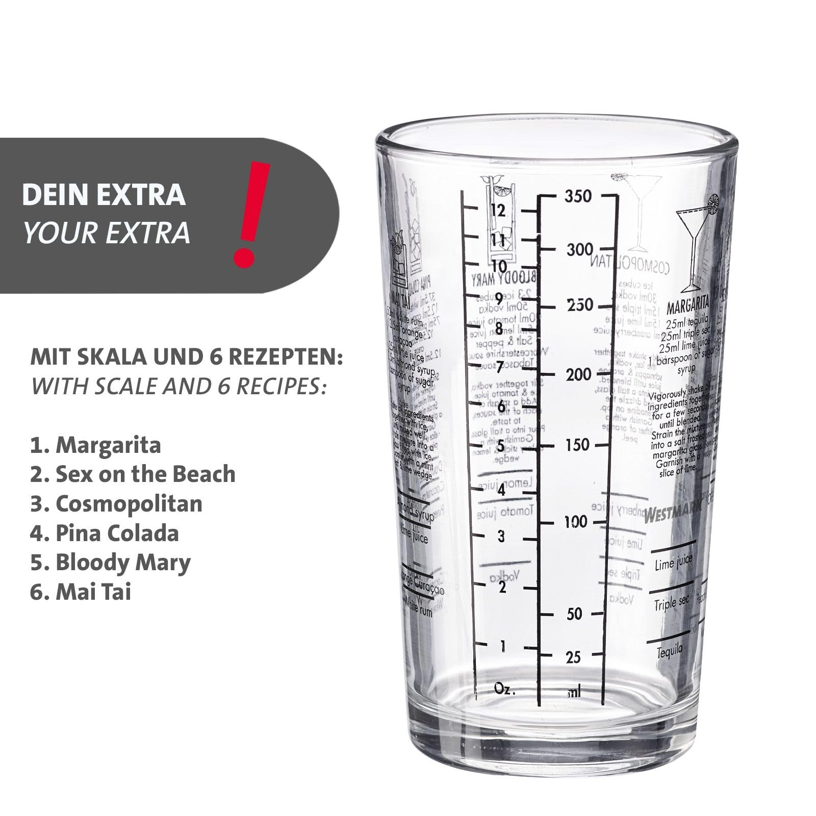 westmark-sam-shaker-cocktail-avec-chelle-et-passoire-int-gr-e-acier-inoxydable-1 image 6