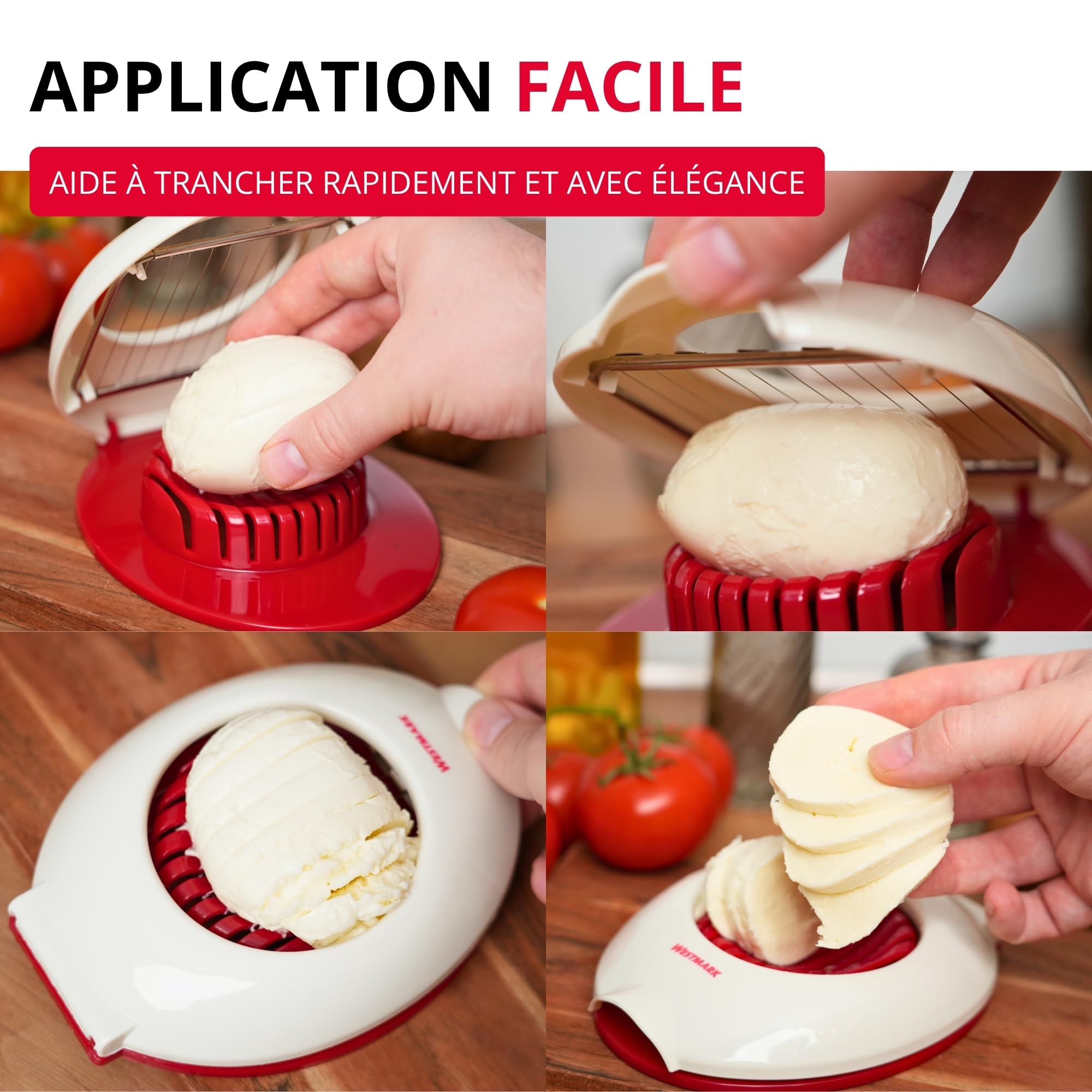 westmark-caprese-coupe-mozzarella-fils-en-acier-inoxydable-tension-individuelle- image 3