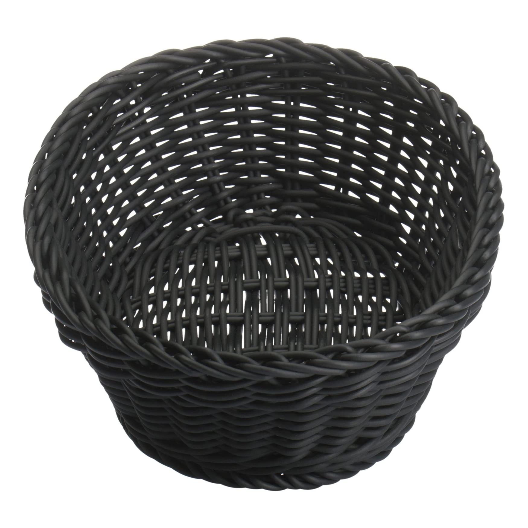 saleen-2038919-corbeille-ovale-noir-25-5-x-19-x-8-cm-en-vannerie-synth-tique-ali image 3