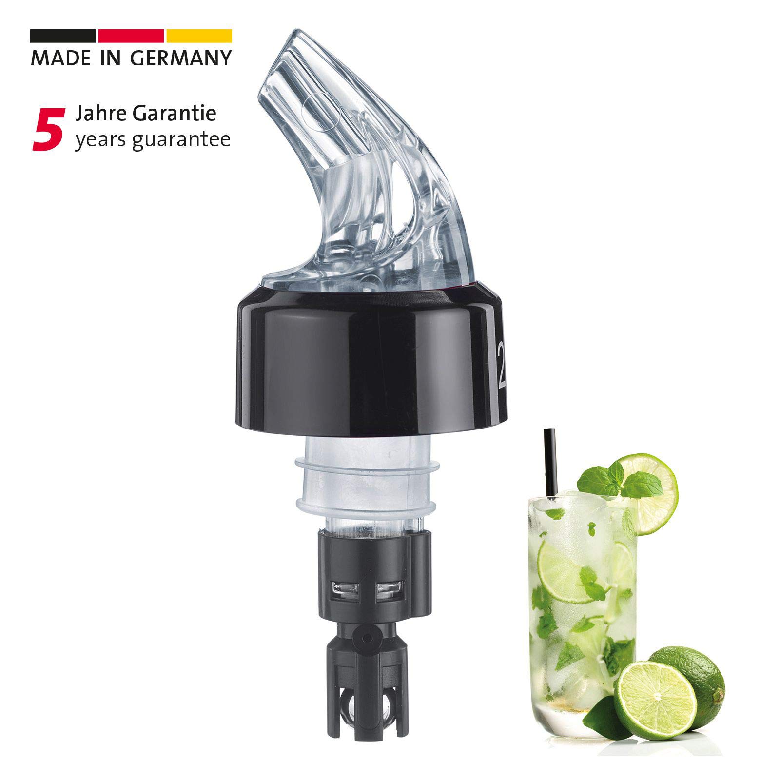 westmark-doseur-bec-verseur-auto-pour-2-cl-plastique-transparent-pour-bouteilles image 2