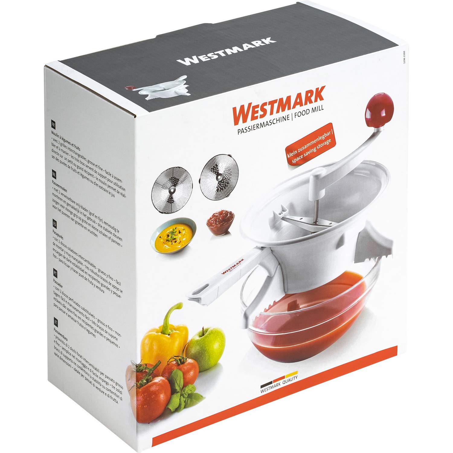 westmark-moulin-l-gumes-23-cm-11962260-machine-filtrer-avec-2-disques-perfor-s-i image 8