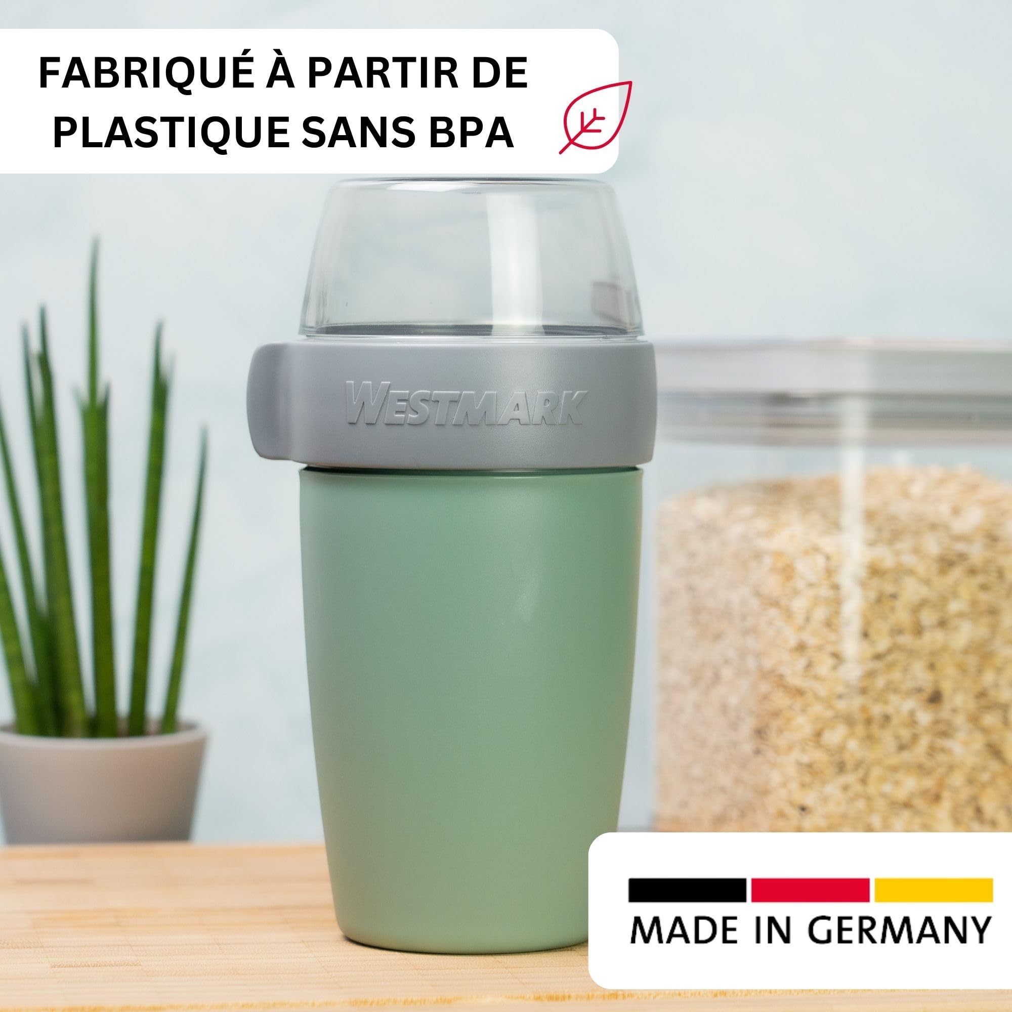 westmark-muesli-to-go-pot-c-r-ales-700-ml-avec-compartiment-anti-claboussures-mi image 2