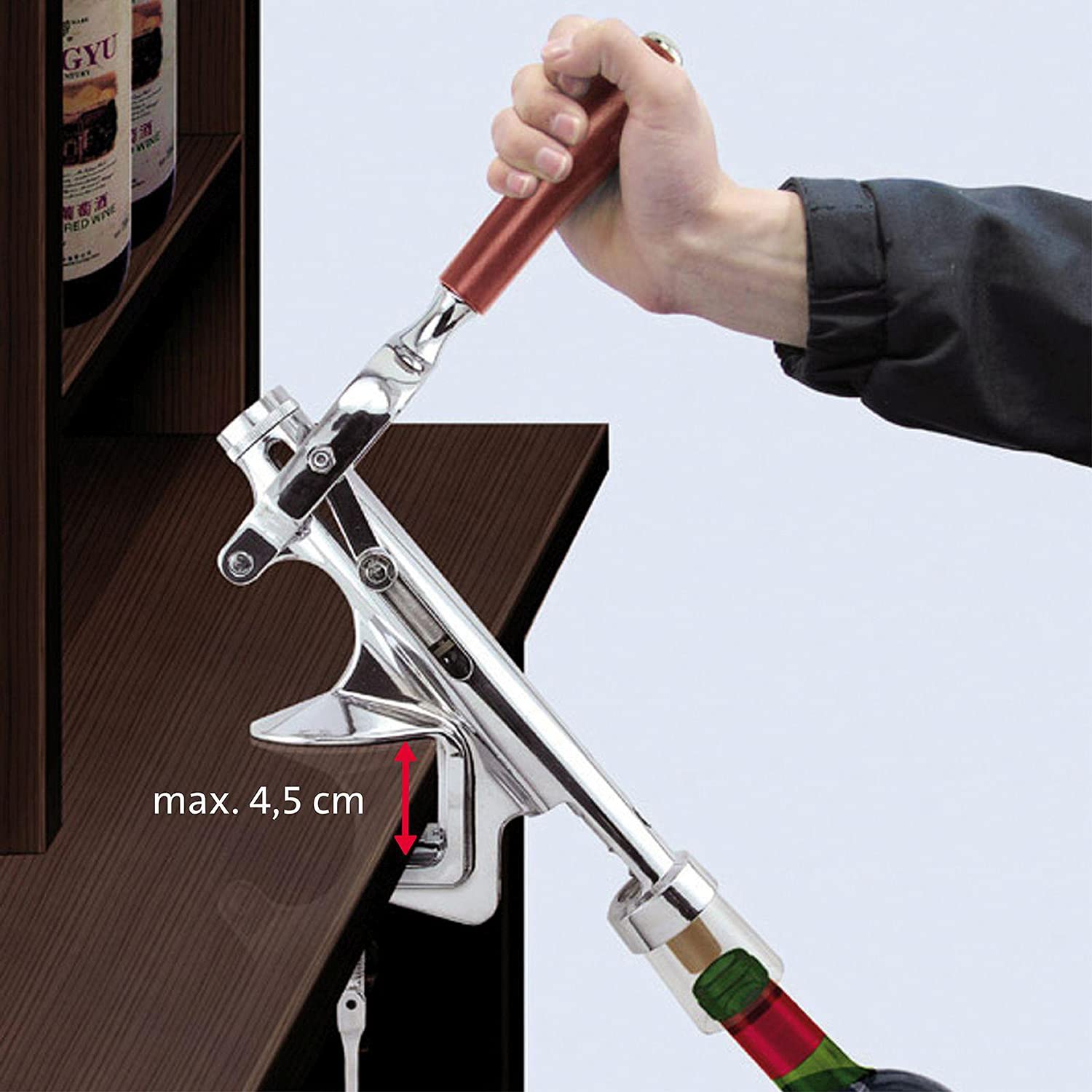 westmark-sieger-profi-tire-bouchon-de-table-professionnel-monter-sur-plan-de-tra image 6