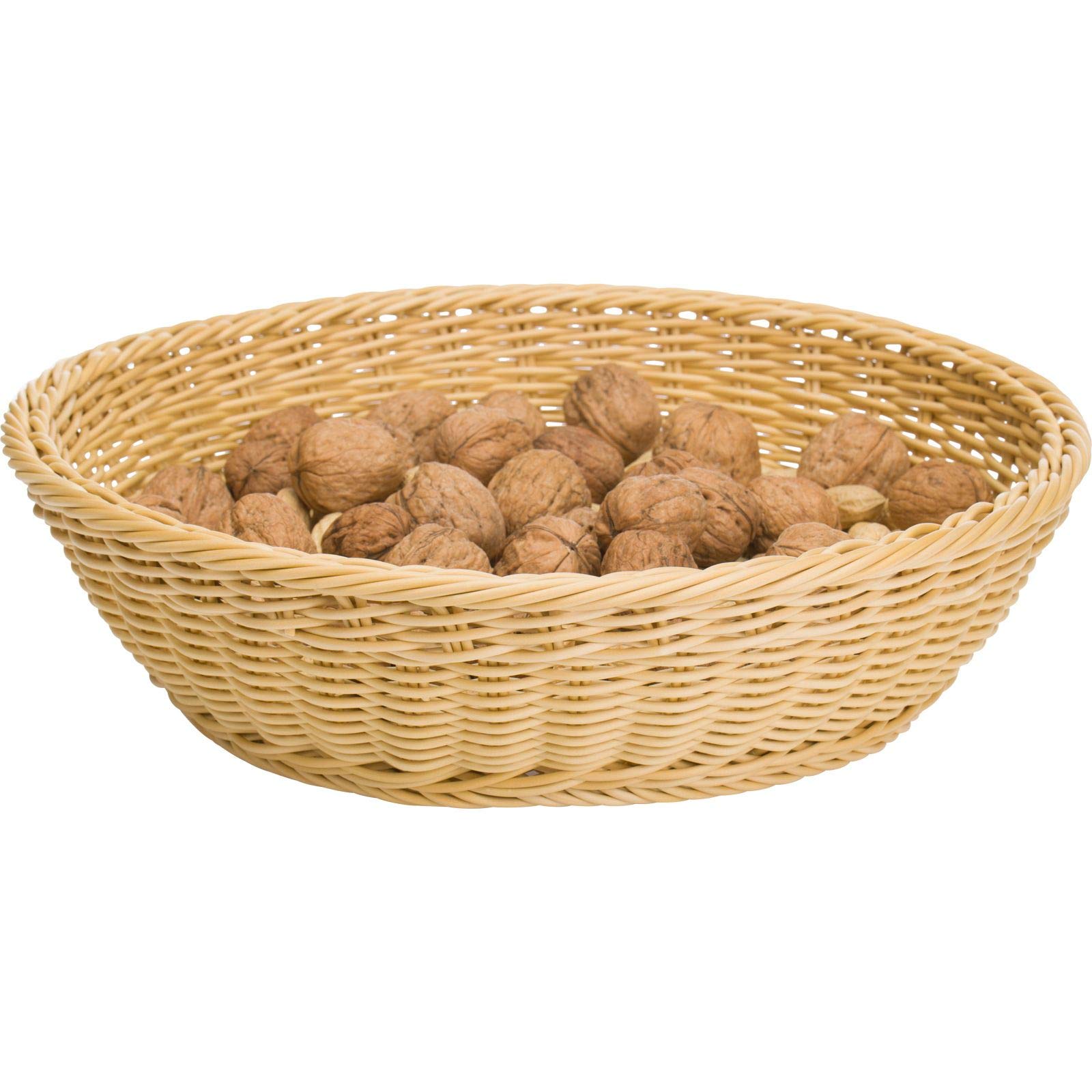 westmark-saleen-2038900-corbeille-ronde-beige-37-x-9-cm-vannerie-synth-tique-art image 1
