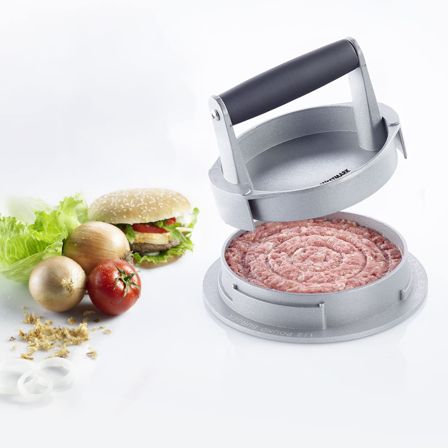 westmark-vario-62252260-machine-hamburgers-r-glable-3-tailles-1-4-1-3-1-2-lb-alu image 8