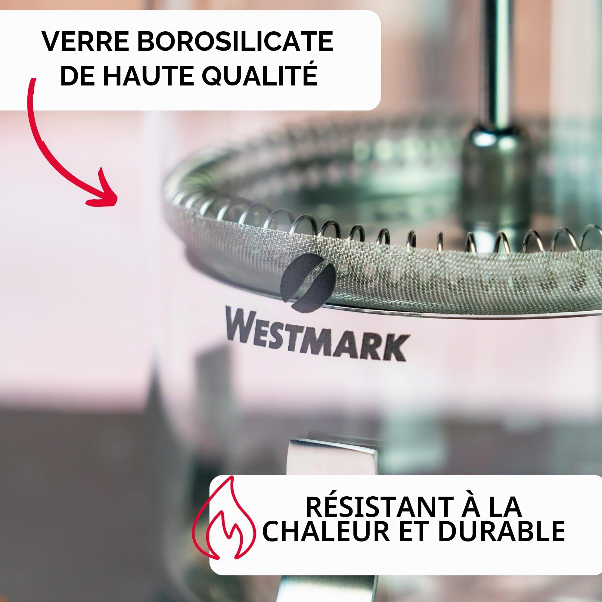 westmark-24702260-cafeti-re-piston-french-press-brasilia-500-ml-verre-borosilica image 3