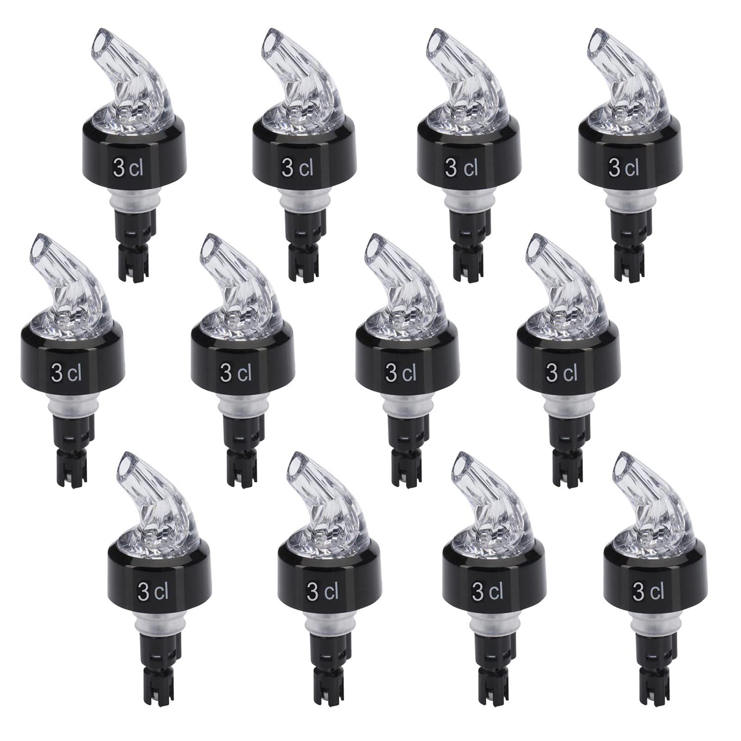 westmark-993022e2-lot-de-12-doseurs-auto-pour-3-cl-bec-verseur-gradu-avec-arr-t- image 1
