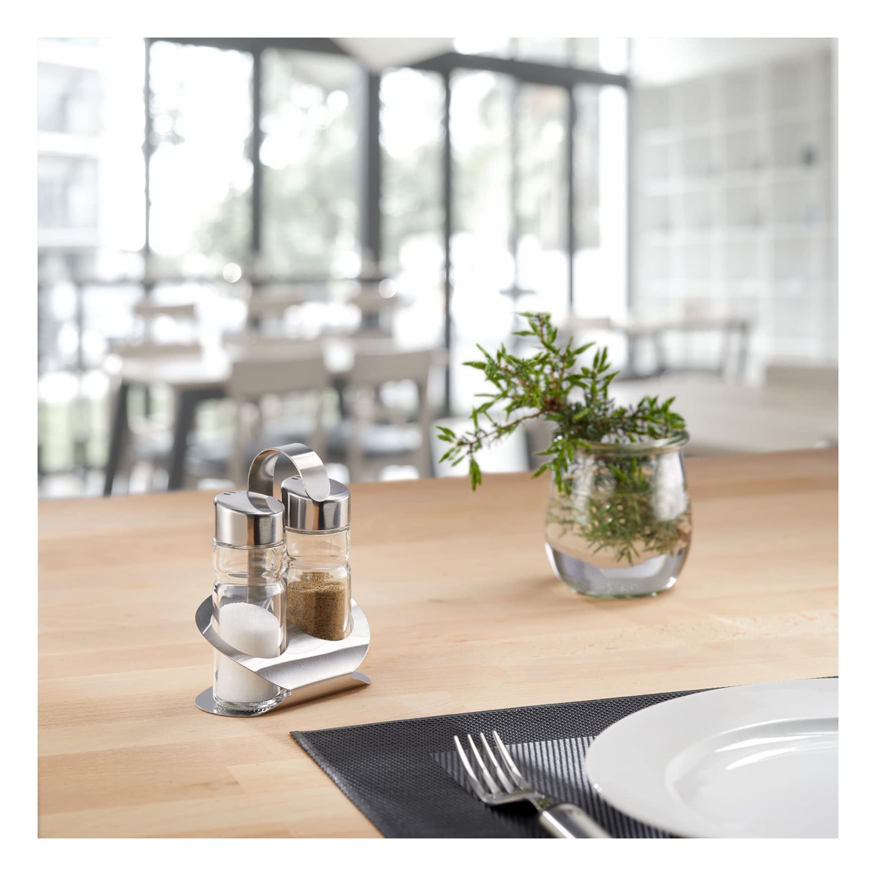 westmark-wien-650222e2-lot-de-6-sali-res-et-poivri-res-en-verre-avec-socle-en-ac image 7