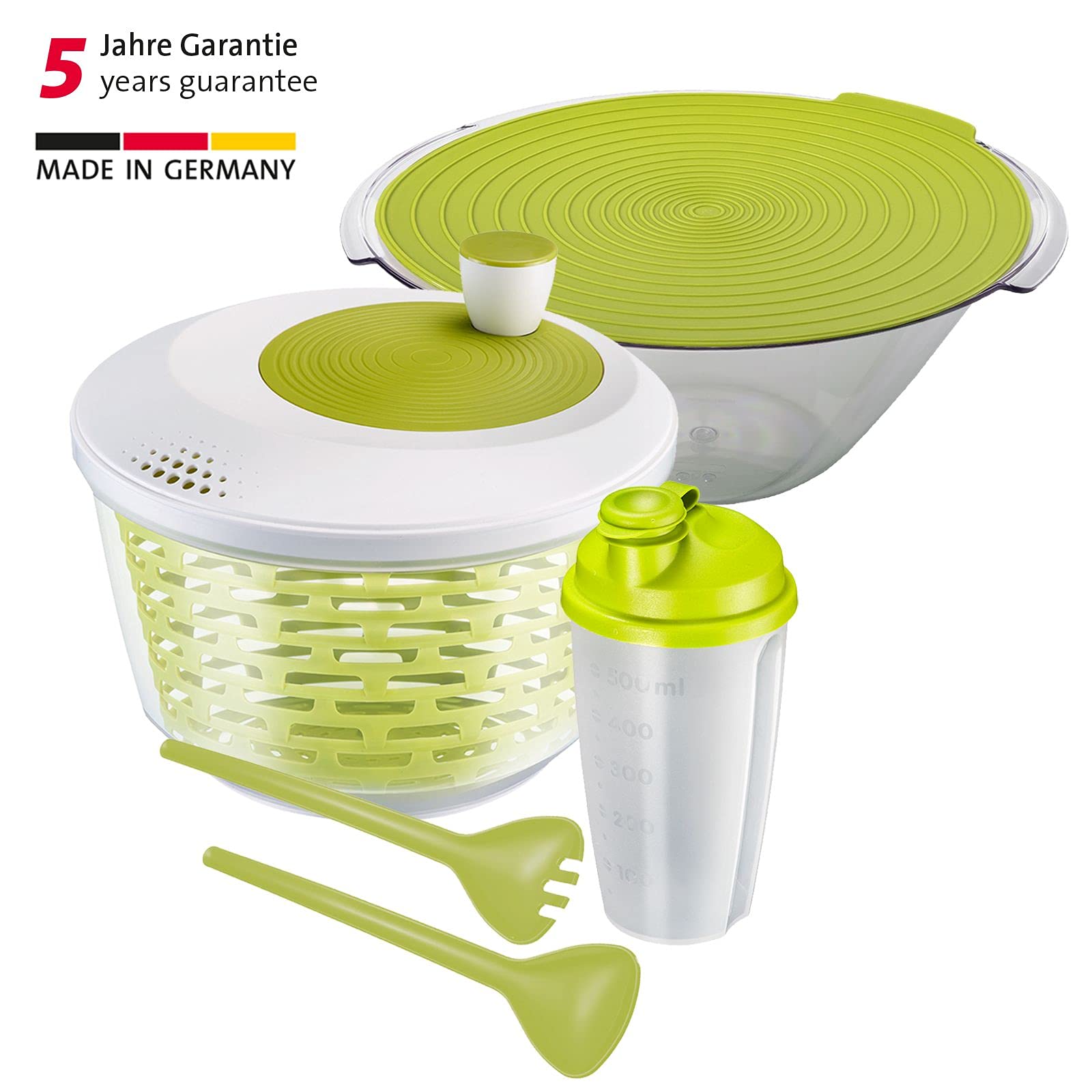 westmark-243022e6-set-salade-4-pi-ces-spinderella-essoreuse-saladier-fresh-couve image 2