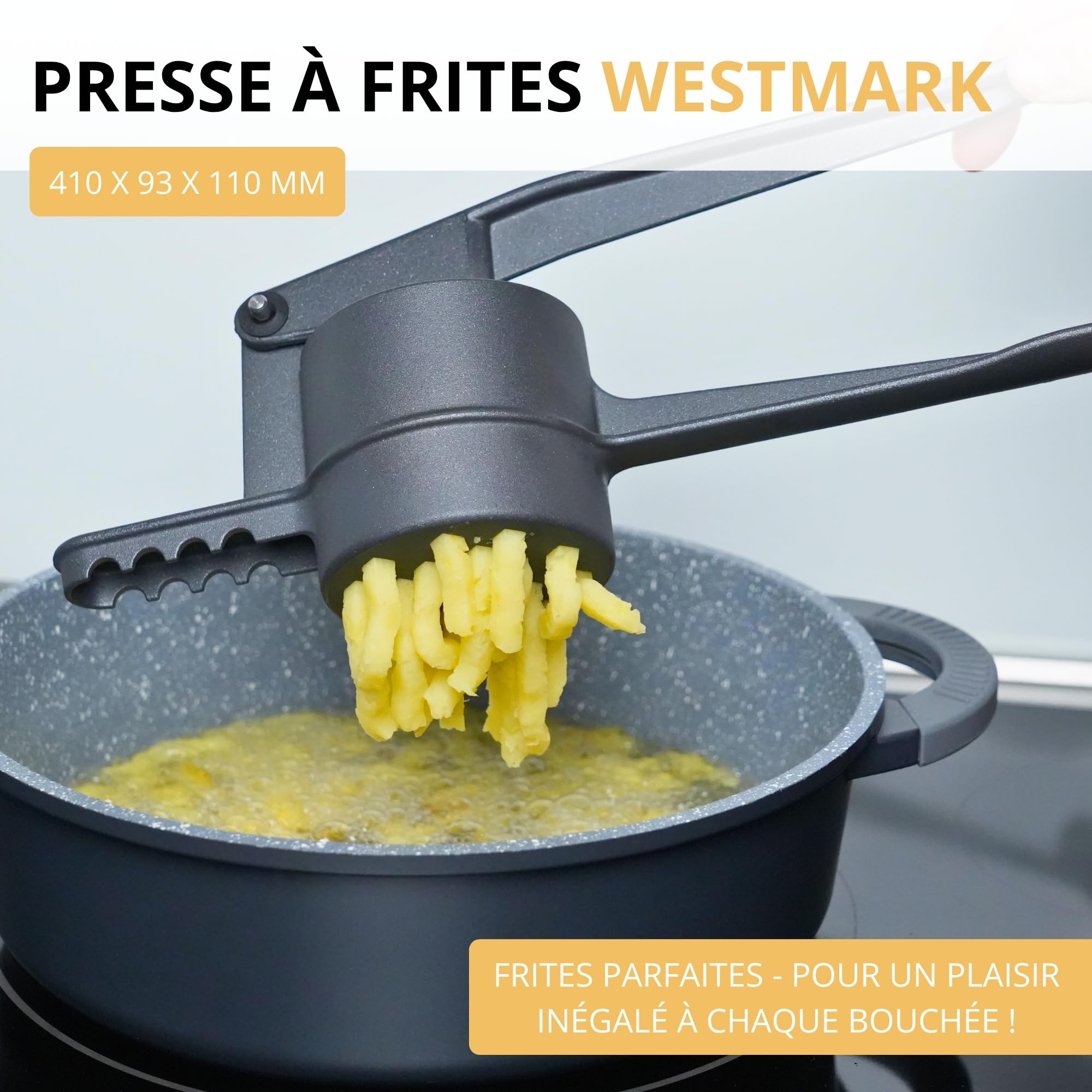 westmark-presse-frites-black-edition-presse-churros-et-pommes-de-terre-en-alumin image 2