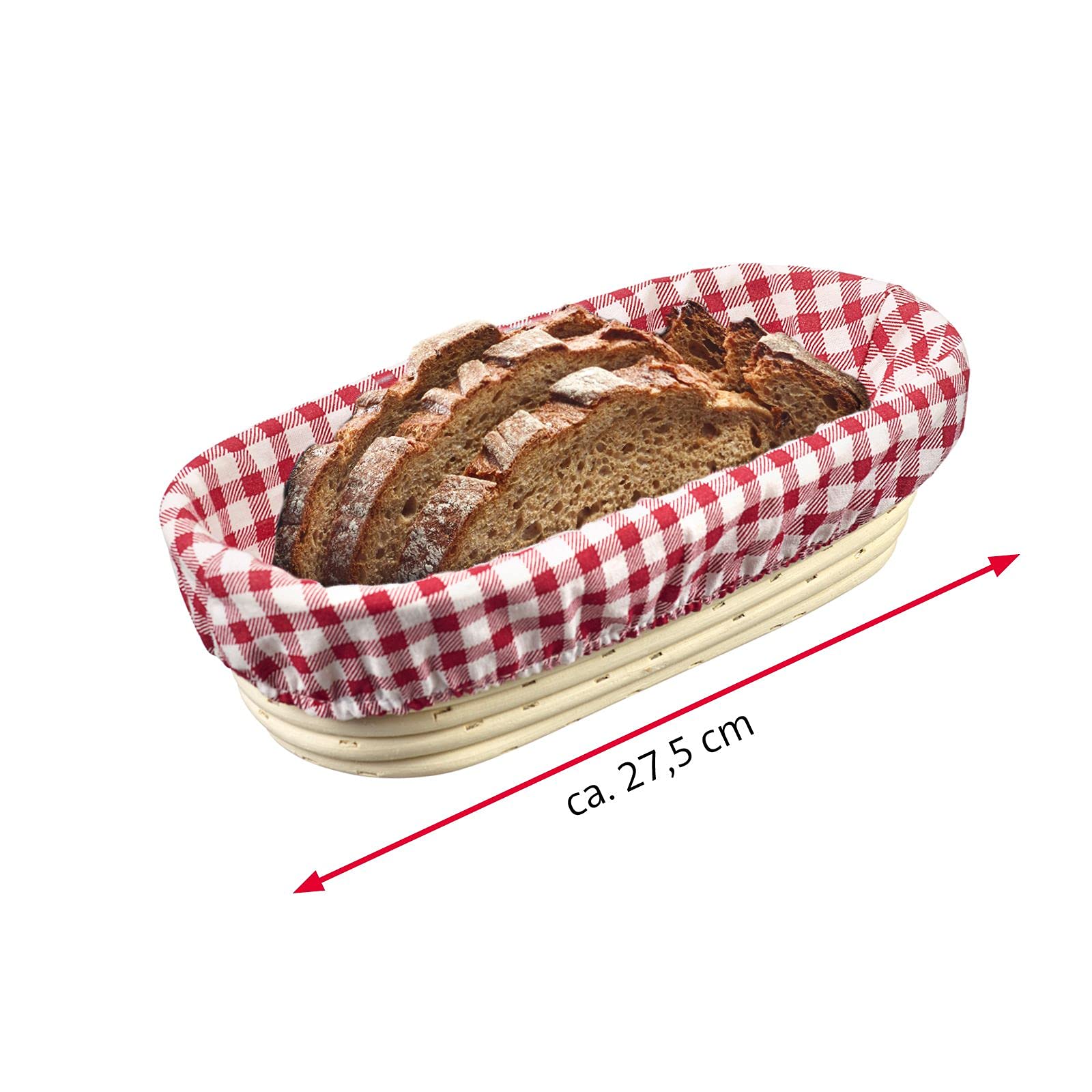 westmark-3203226k-housse-en-coton-pour-couffin-de-fermentation-carreaux-27-5-x-1 image 5