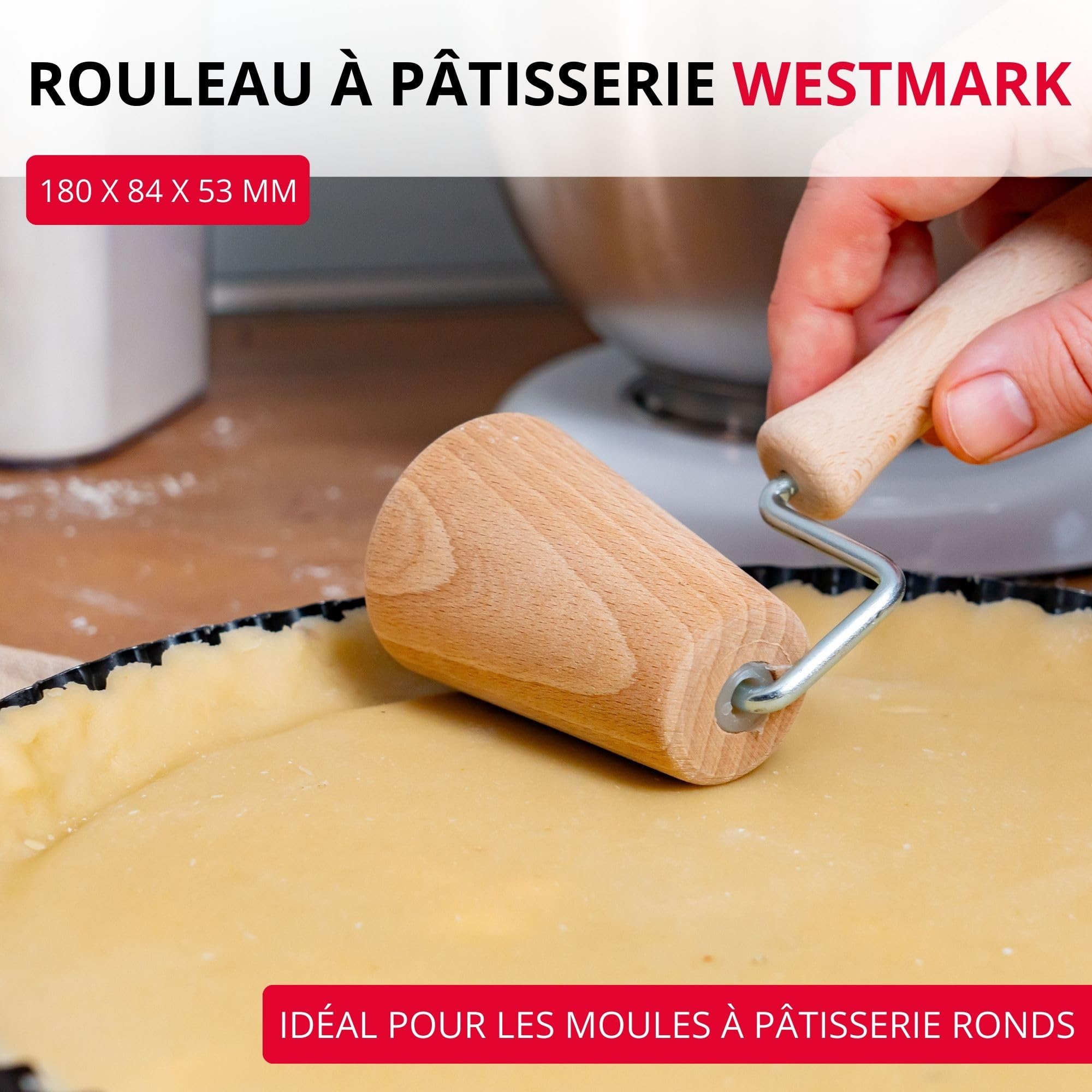 westmark-woody-30032270-rouleau-p-tisserie-conique-en-bois-de-h-tre-pour-moules- image 2