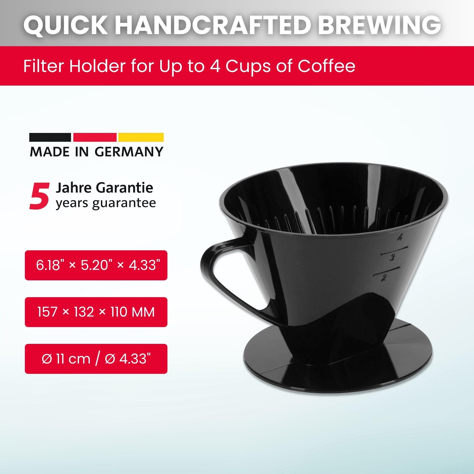 westmark-four-porte-filtre-caf-taille-4-pour-1-4-tasses-infusion-manuelle-sans-l image 2
