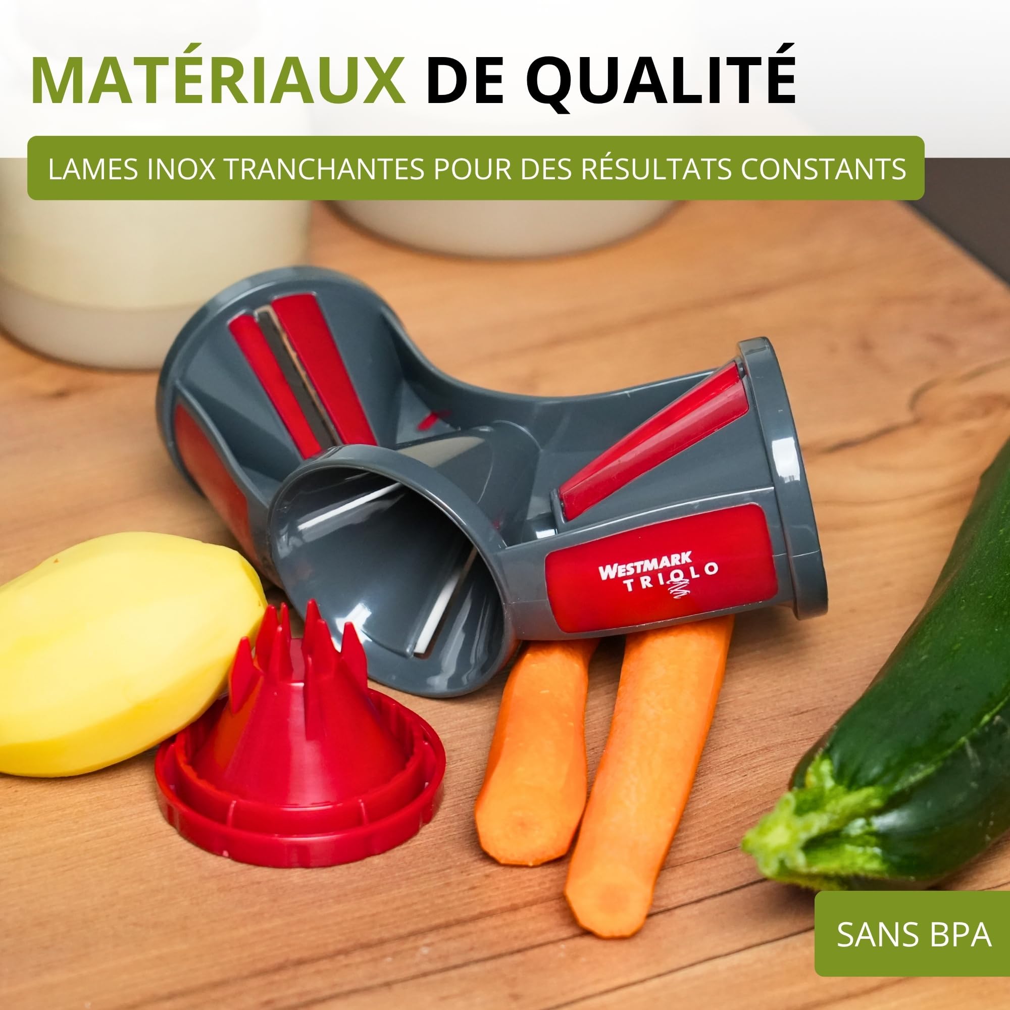 westmark-triolo-11652260-coupe-l-gumes-en-spirale-avec-3-lames-acier-inoxydable- image 7