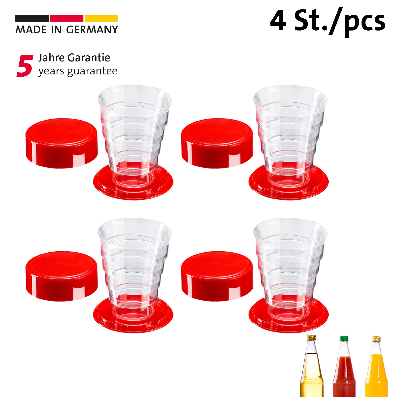 westmark-511822e3-tasse-fermeture-clip-klipp-klapp-lot-de-4-gobelets-ps image 2