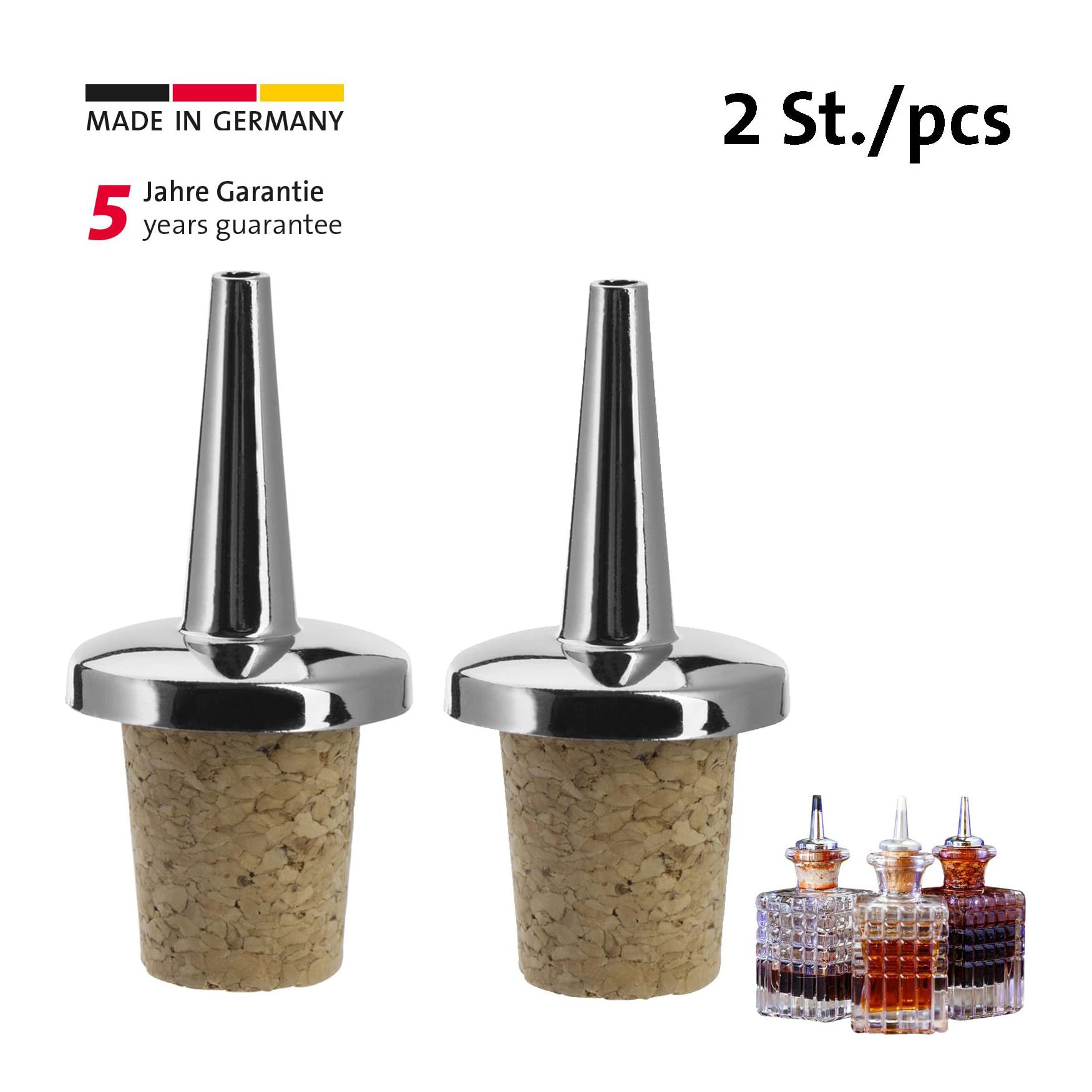 westmark-4130228c-becs-verseurs-2-pi-ces-li-ge-plastique-pour-bouteilles-0-7-1-0 image 2
