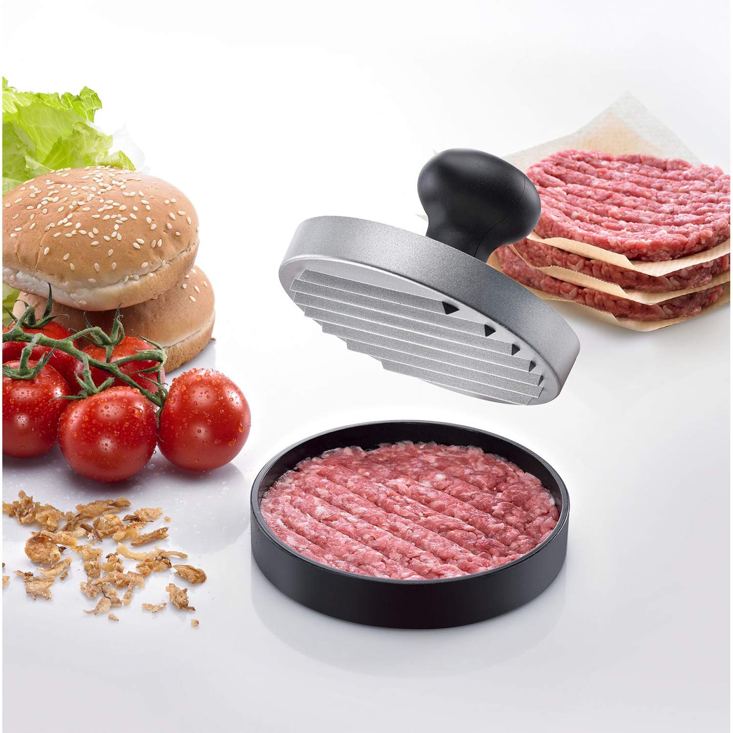 westmark-uno-62312260-presse-hamburger-diam-tre-11-cm-aluminium-plastique-noir-a image 7
