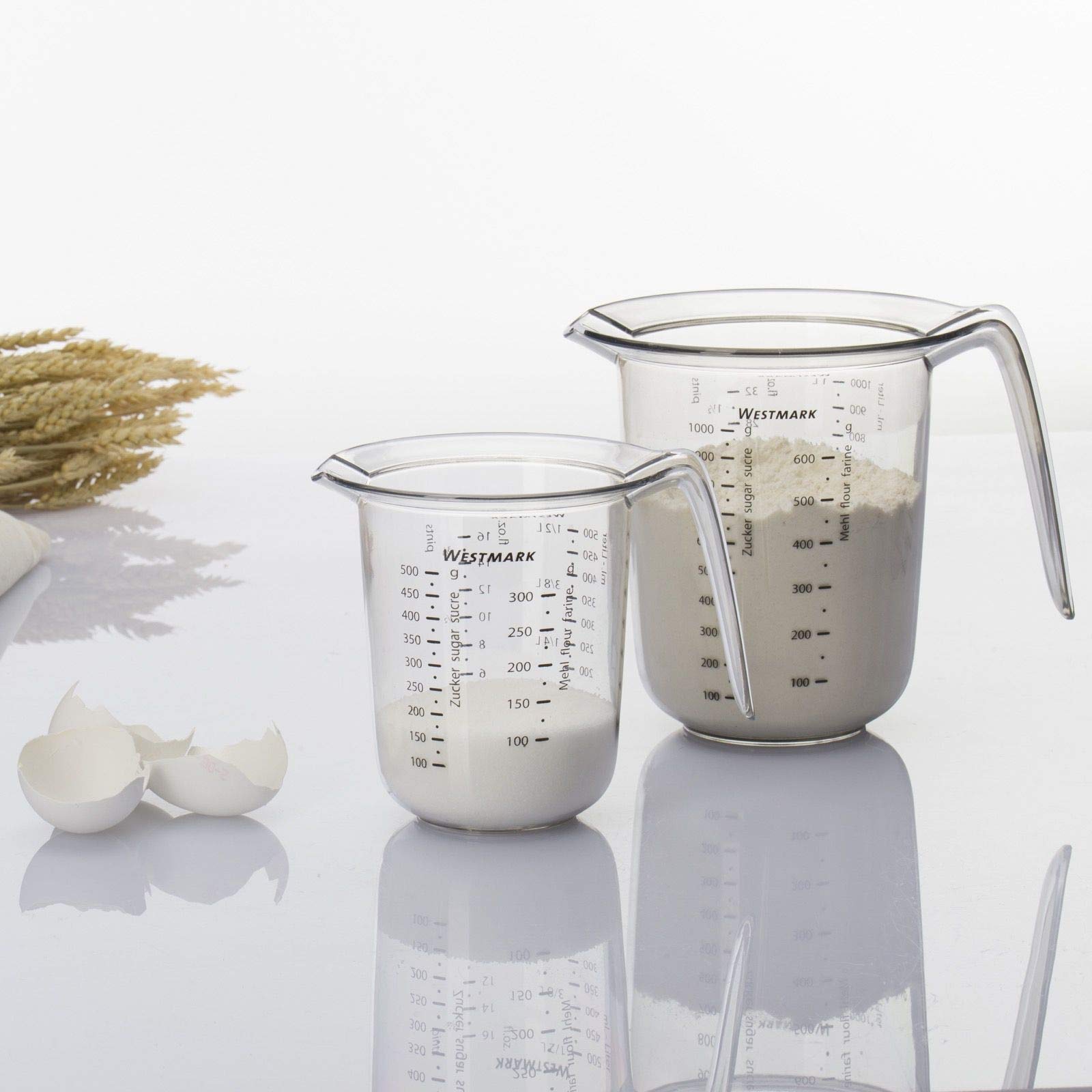 westmark-set-de-2-pichets-gradu-s-0-5-l-et-1-l-avec-couvercle-et-tamis-plastique image 8
