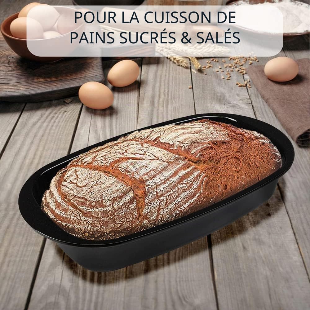 westmark-33892270-moule-pain-en-mail-noir-32-cm-r-sistant-au-levain-jusqu-400-c image 7