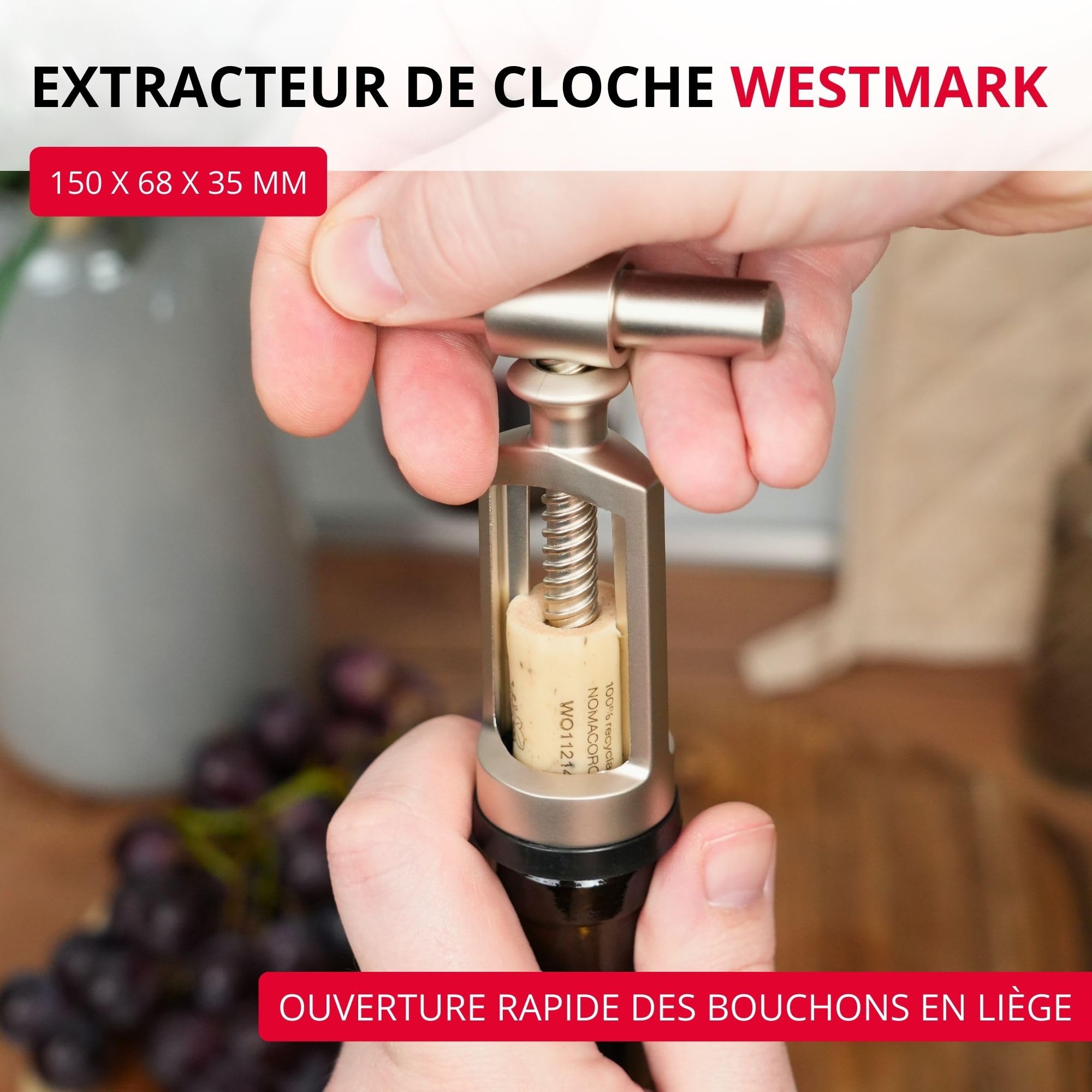 westmark-tire-bouchon-cloche-chianti-monopol-edition-avec-extracteur-de-bouchon- image 2