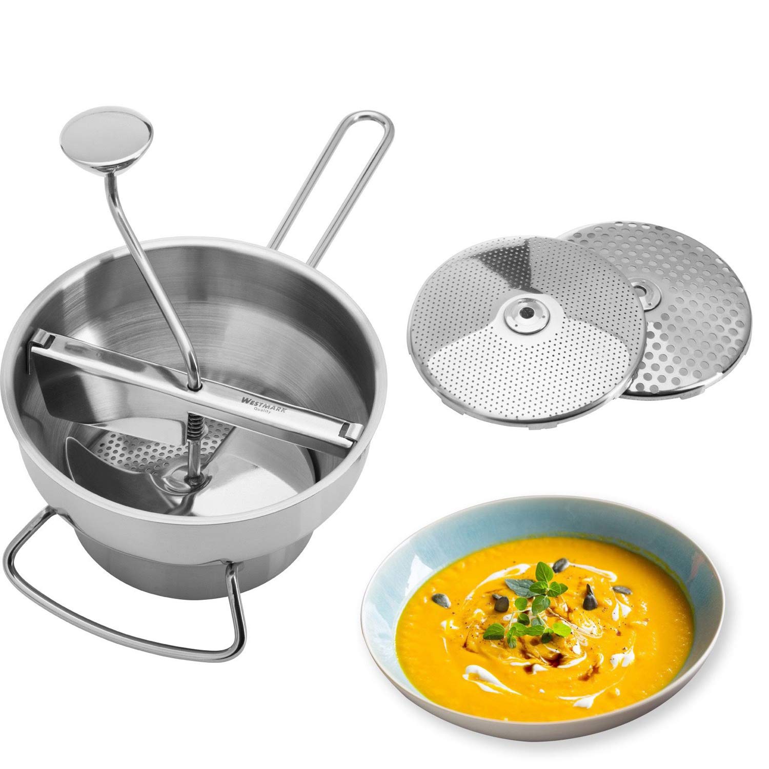 westmark-finoletta-11952260-moulin-l-gumes-en-acier-inoxydable-avec-3-disques-pe image 2