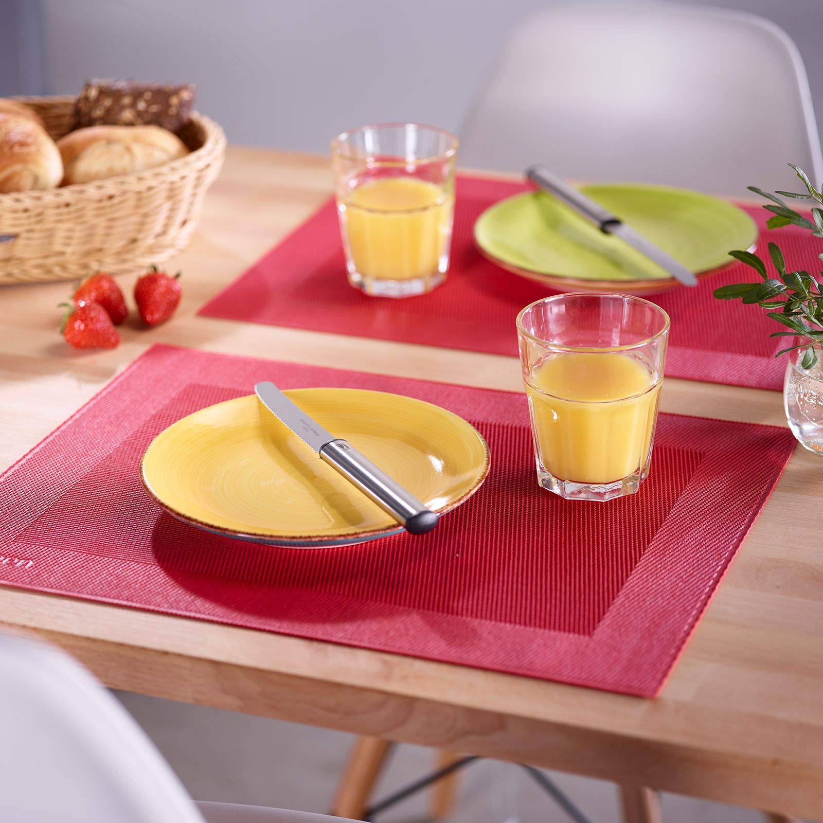 westmark-sets-de-table-saleen-home-4-pi-ces-42-x-32-cm-synth-tiques-rouge-aspect image 4