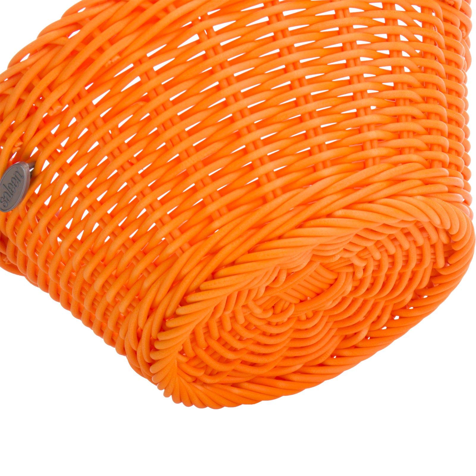 saleen-2039224-corbeille-ronde-conique-orange-18-x-10-cm-vannerie-synth-tique-al image 2
