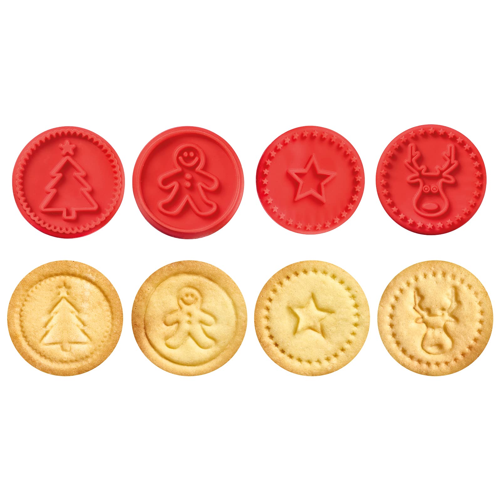 westmark-30352260-set-de-6-tampons-biscuits-avec-4-motifs-de-no-l-5-cm-acier-ino image 5
