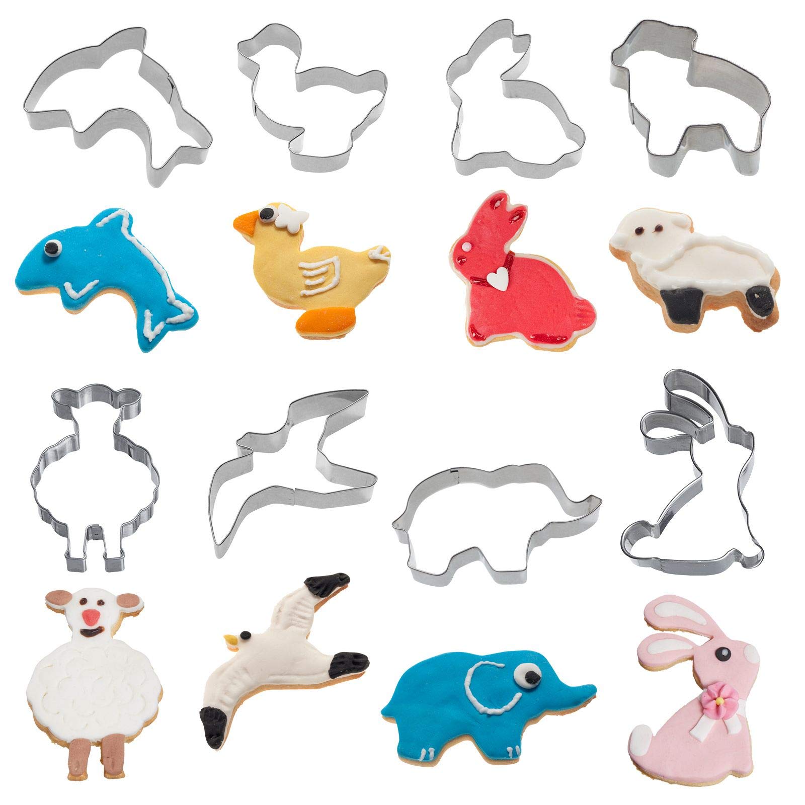 westmark-360022e6-set-de-16-emporte-pi-ces-animaux-en-acier-inoxydable-5-10-cm image 4