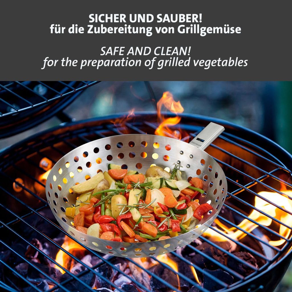 westmark-wok-de-barbecue-en-acier-inoxydable-perfor-poign-e-amovible-passe-au-la image 3