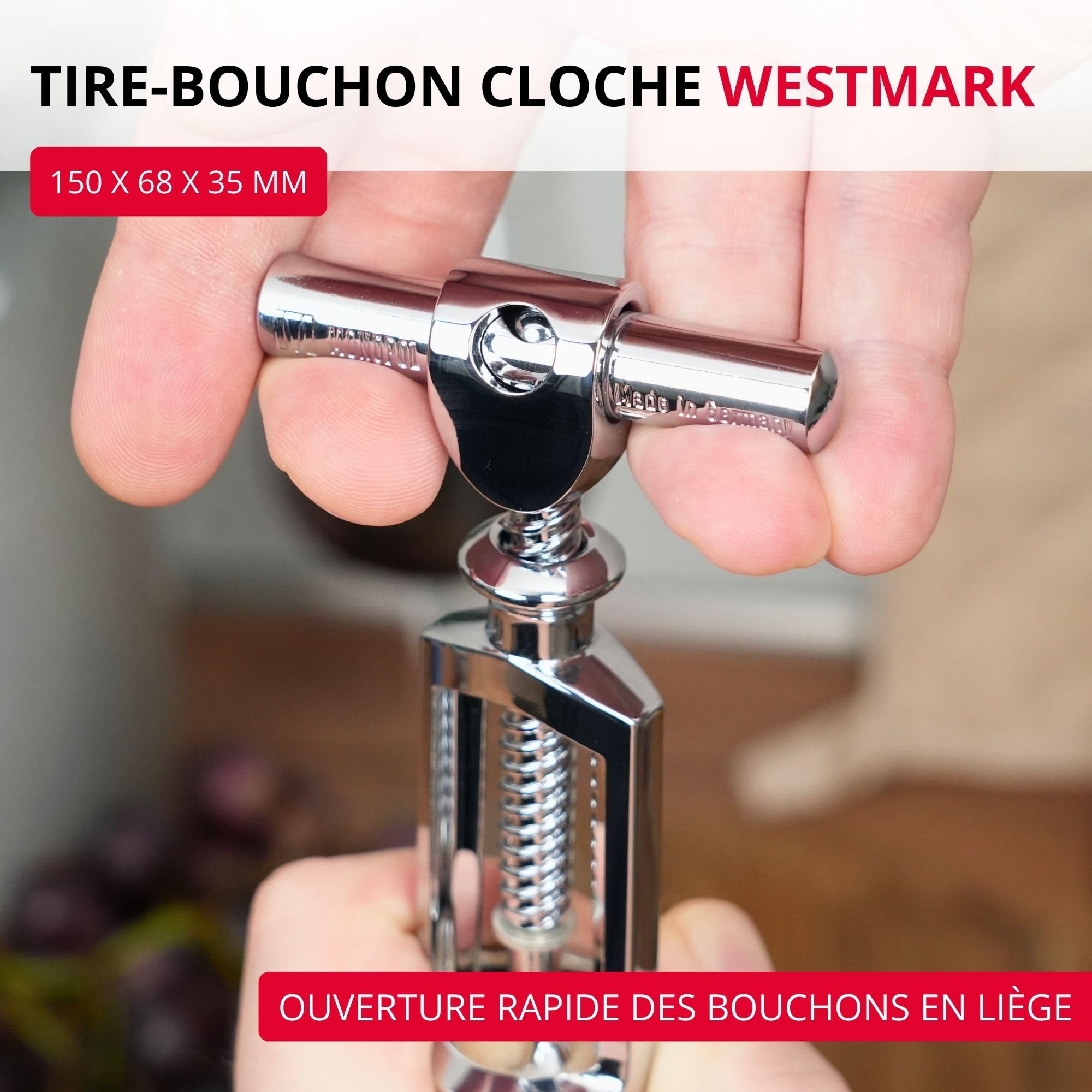 westmark-6255336c-tire-bouchon-cloche-monopol-edition-avec-extracteur-acier-font image 2