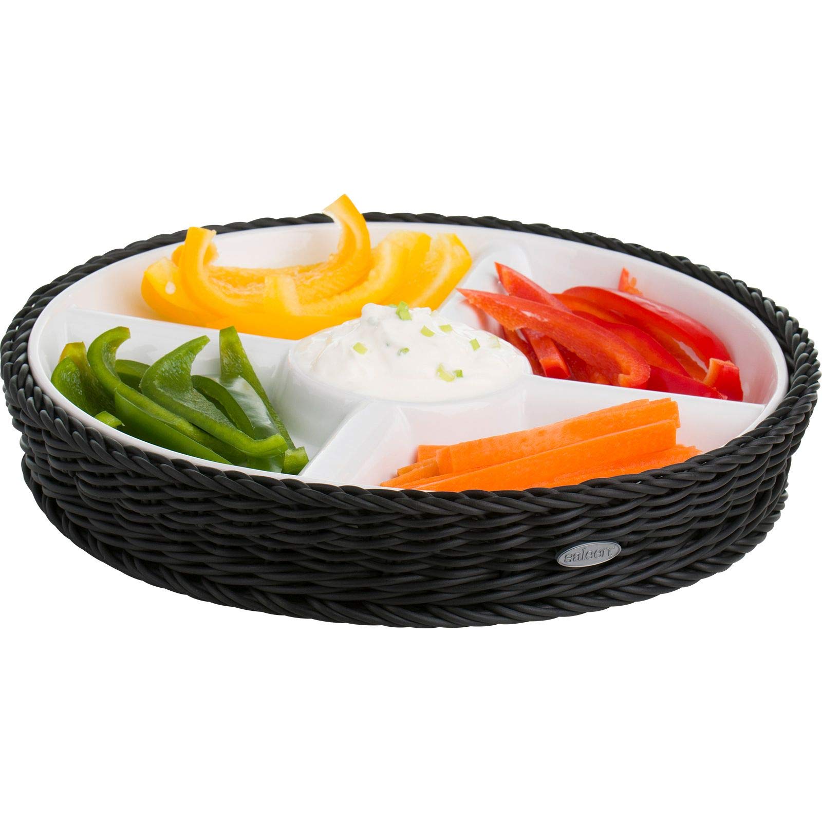 westmark-saleen-corbeille-ronde-5-compartiments-en-porcelaine-28-5-cm-coupelles- image 8