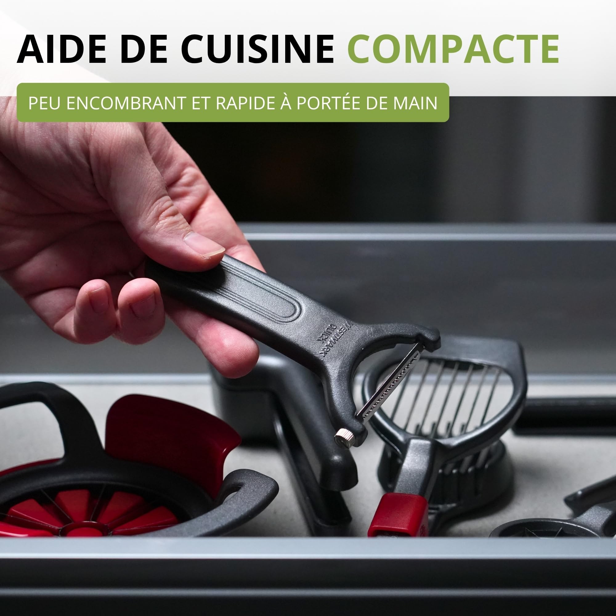 westmark-quick-spezial-black-edition-60967770-coupe-julienne-plucheur-de-l-gumes image 8