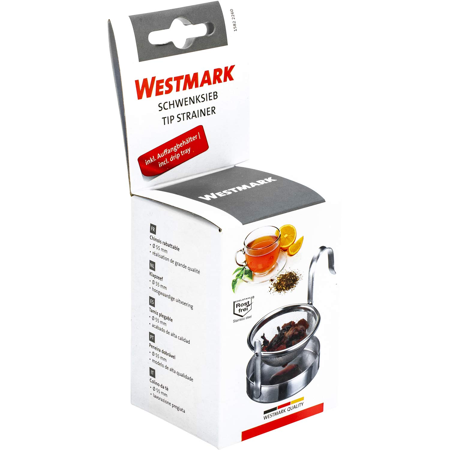 westmark-teatime-filtre-passette-th-pivotant-avec-support-acier-inoxydable-argen image 8