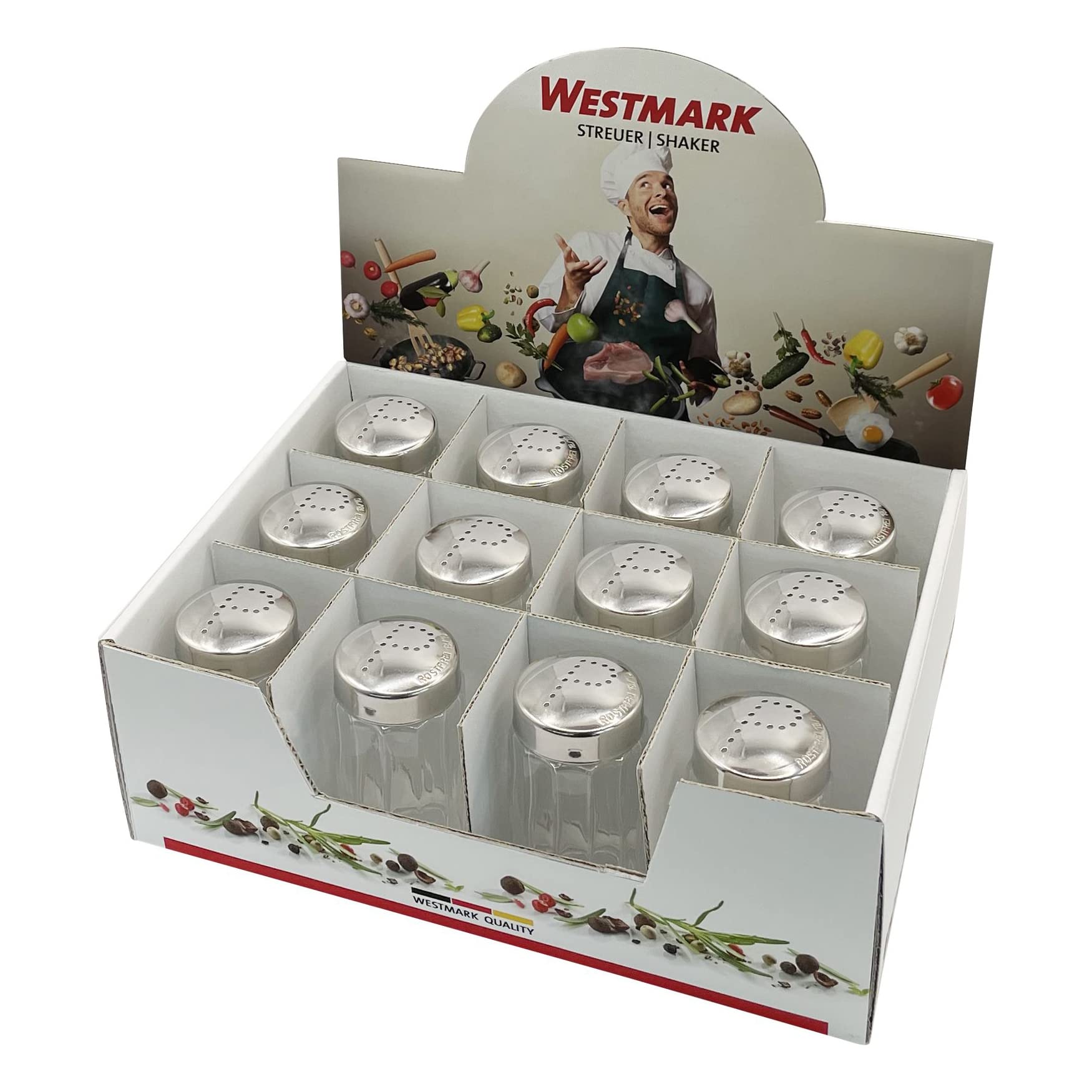 westmark-63102611-pr-sentoir-poivri-re-traditionnel-en-verre-et-acier-inoxydable image 3