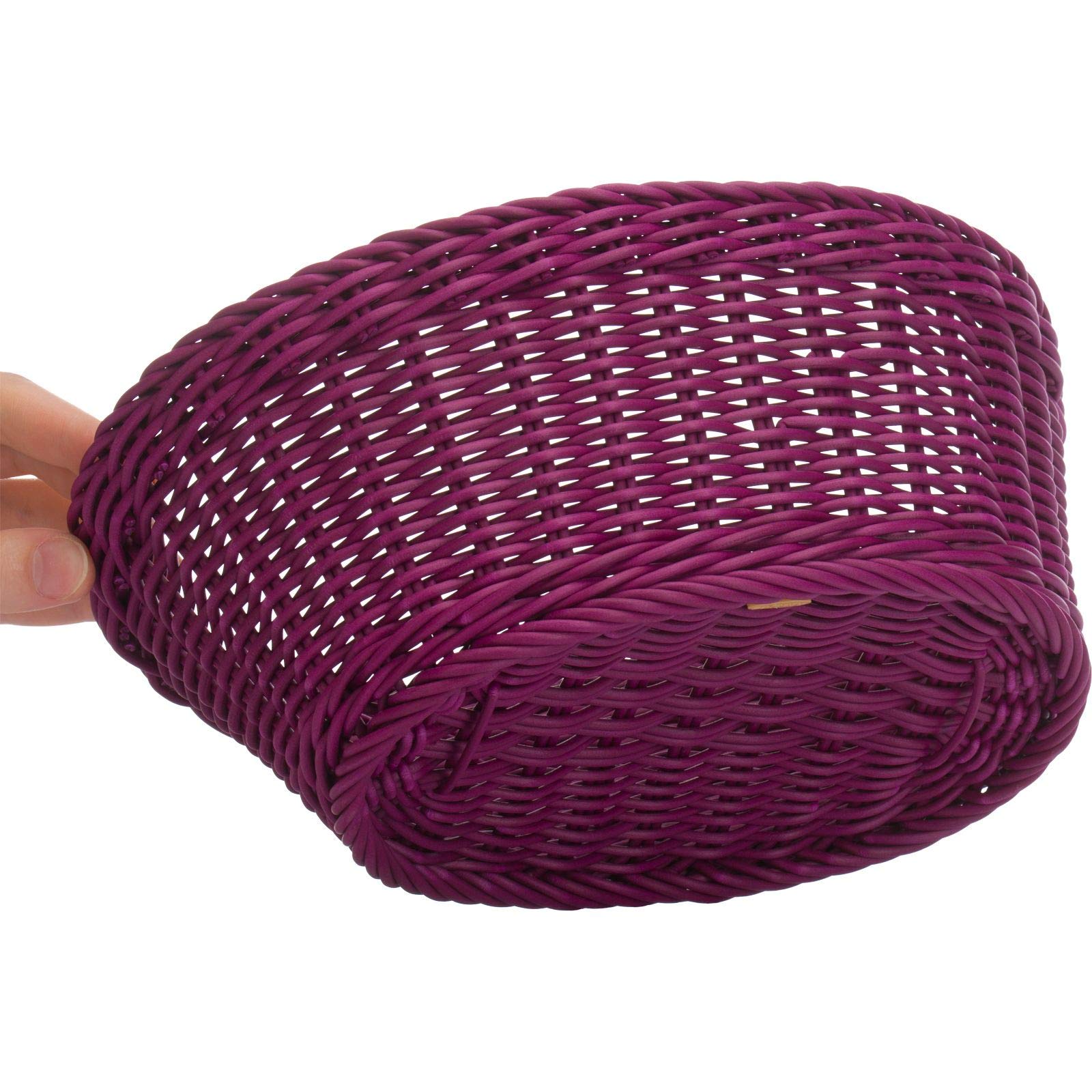 westmark-saleen-2039286-corbeille-ovale-conique-pourpre-26-x-18-5-x-9-cm image 3
