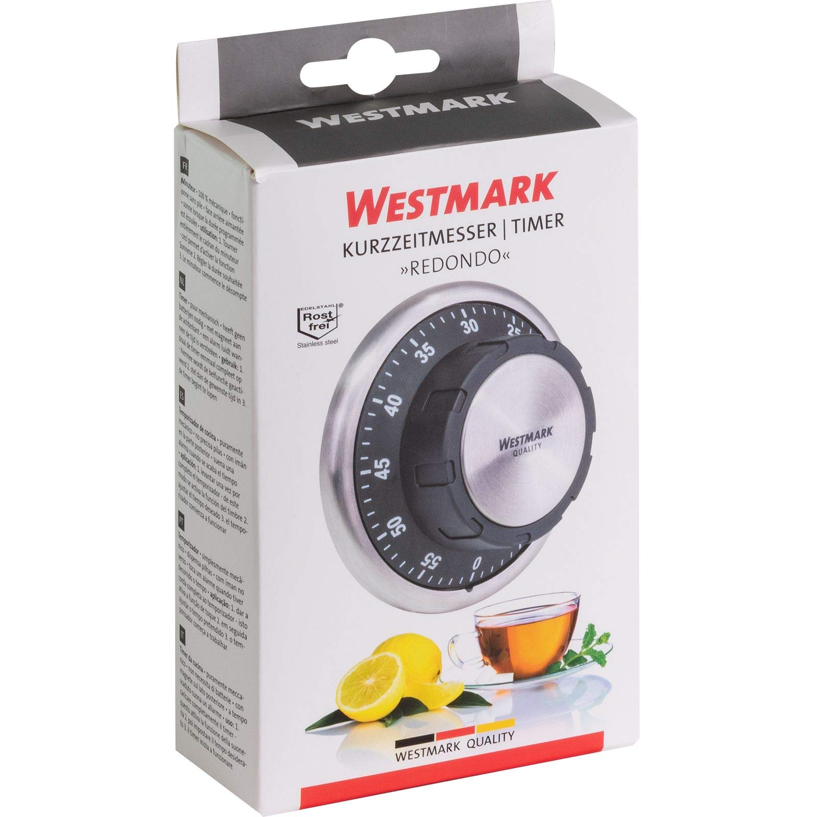 westmark-redondo-minuteur-de-cuisine-m-canique-magn-tique-1-60-min-acier-inoxyda image 8