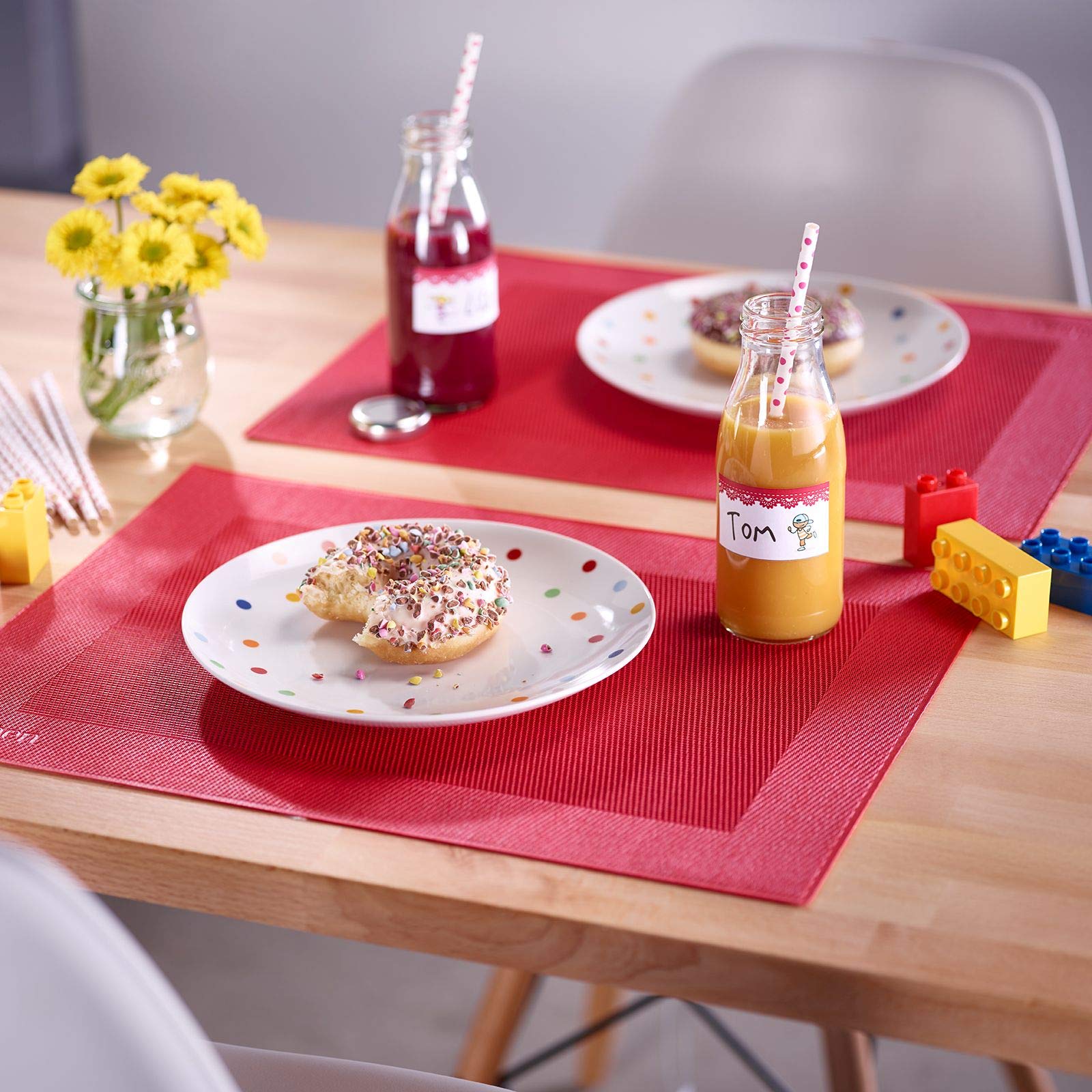 westmark-sets-de-table-saleen-home-4-pi-ces-42-x-32-cm-synth-tiques-rouge-aspect image 5