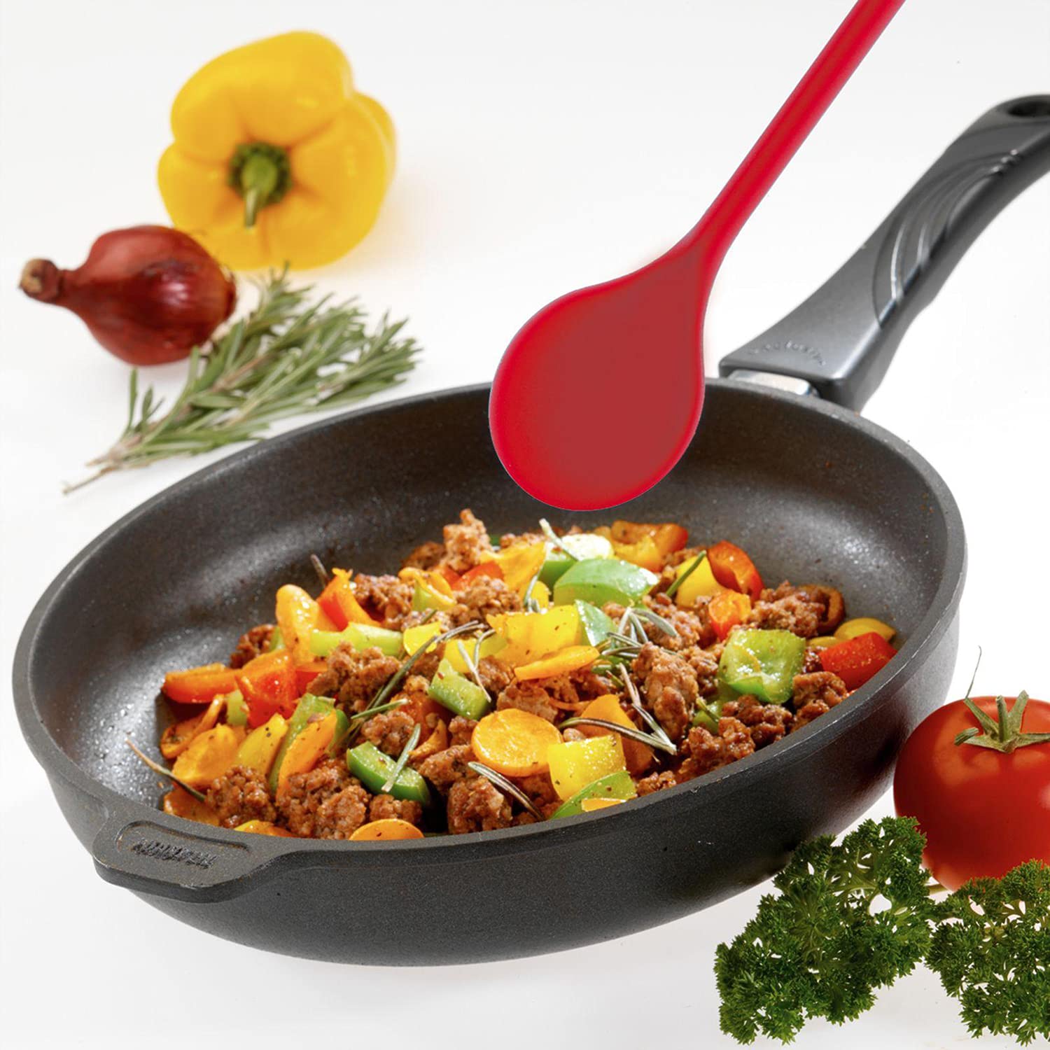 westmark-15662270-cuill-re-de-cuisine-en-silicone-28-2-cm-rouge image 6