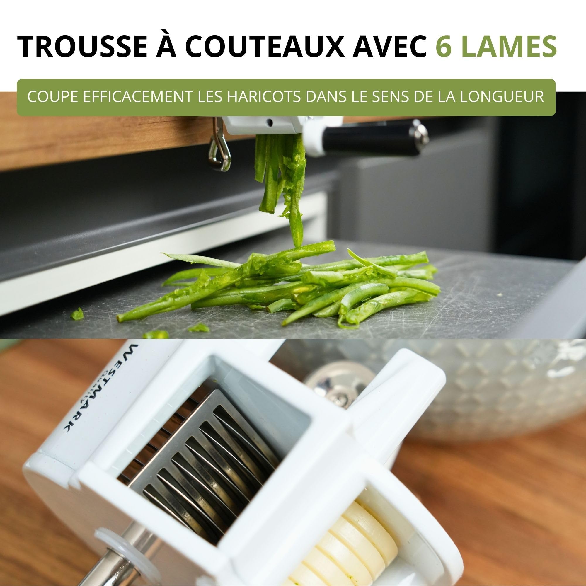 westmark-11862260-coupe-haricots-dans-la-longueur-avec-serre-joint-pour-table-la image 4