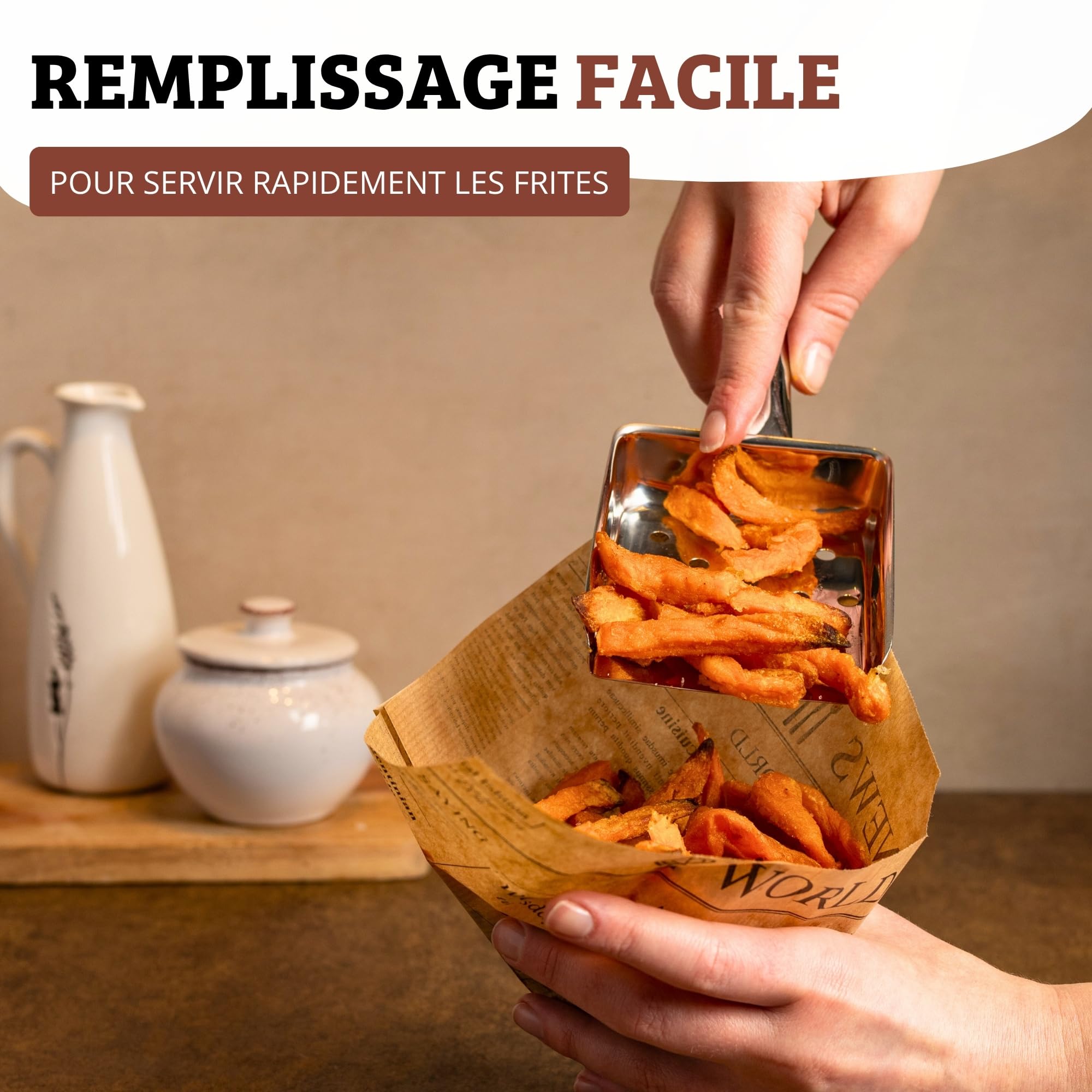westmark-pelle-frites-et-popcorn-en-acier-inoxydable-26-cm-bord-relev-et-perfora image 5
