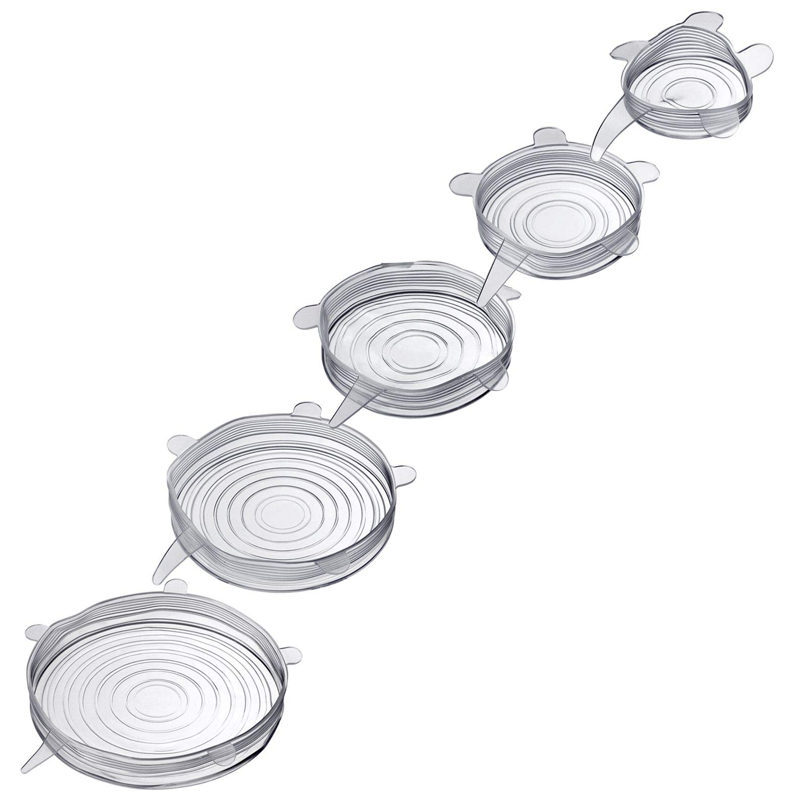 westmark-23262260-lot-de-5-couvercles-de-conservation-en-silicone-extensibles-sa image 1