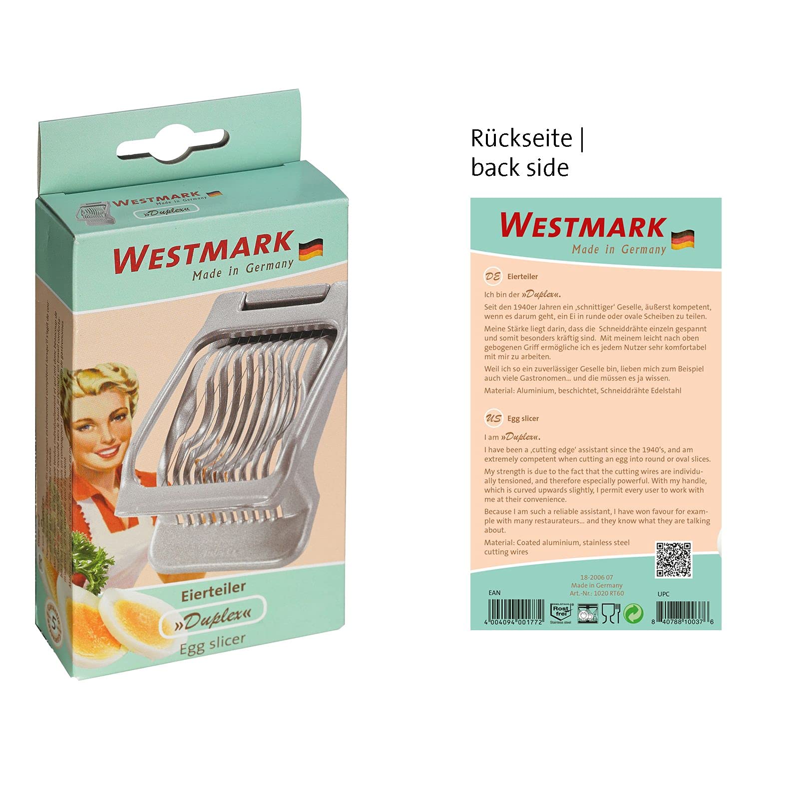 westmark-duplex-1020rt60-coupe-ufs-en-aluminium-avec-10-fils-inox-tranches-5-mm- image 3