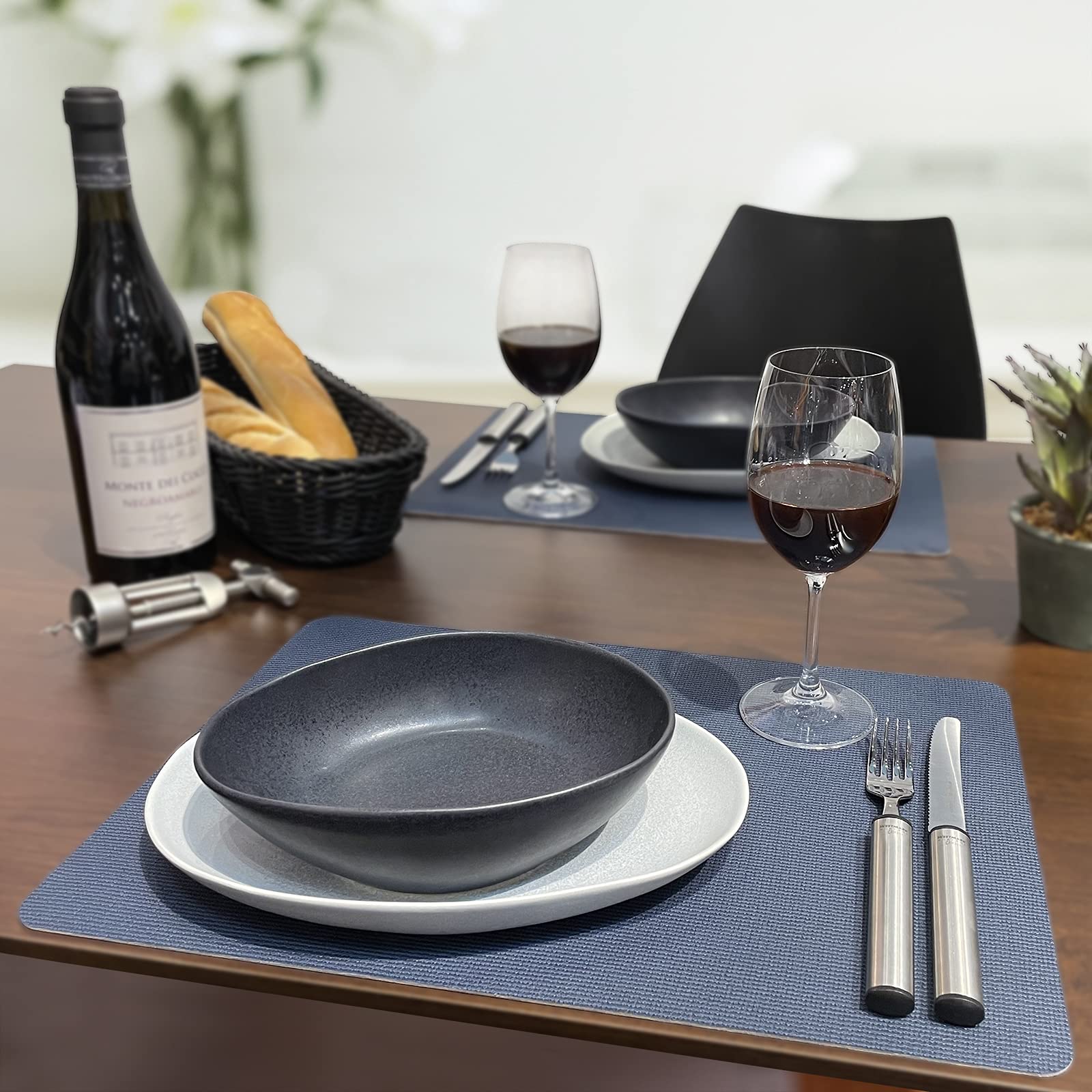 westmark-terra-lot-de-4-sets-de-table-43-x-30-cm-bleu-fonc image 7