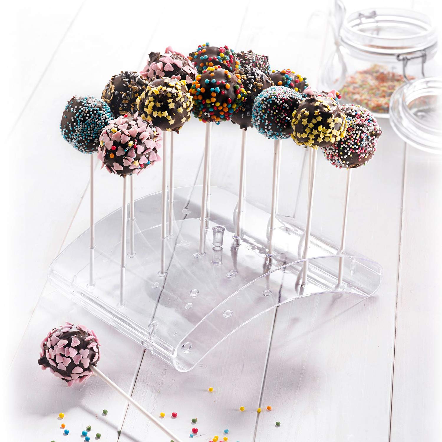 westmark-30252260-pr-sentoir-cake-pops-pour-20-pi-ces-plastique-transparent-22-x image 2